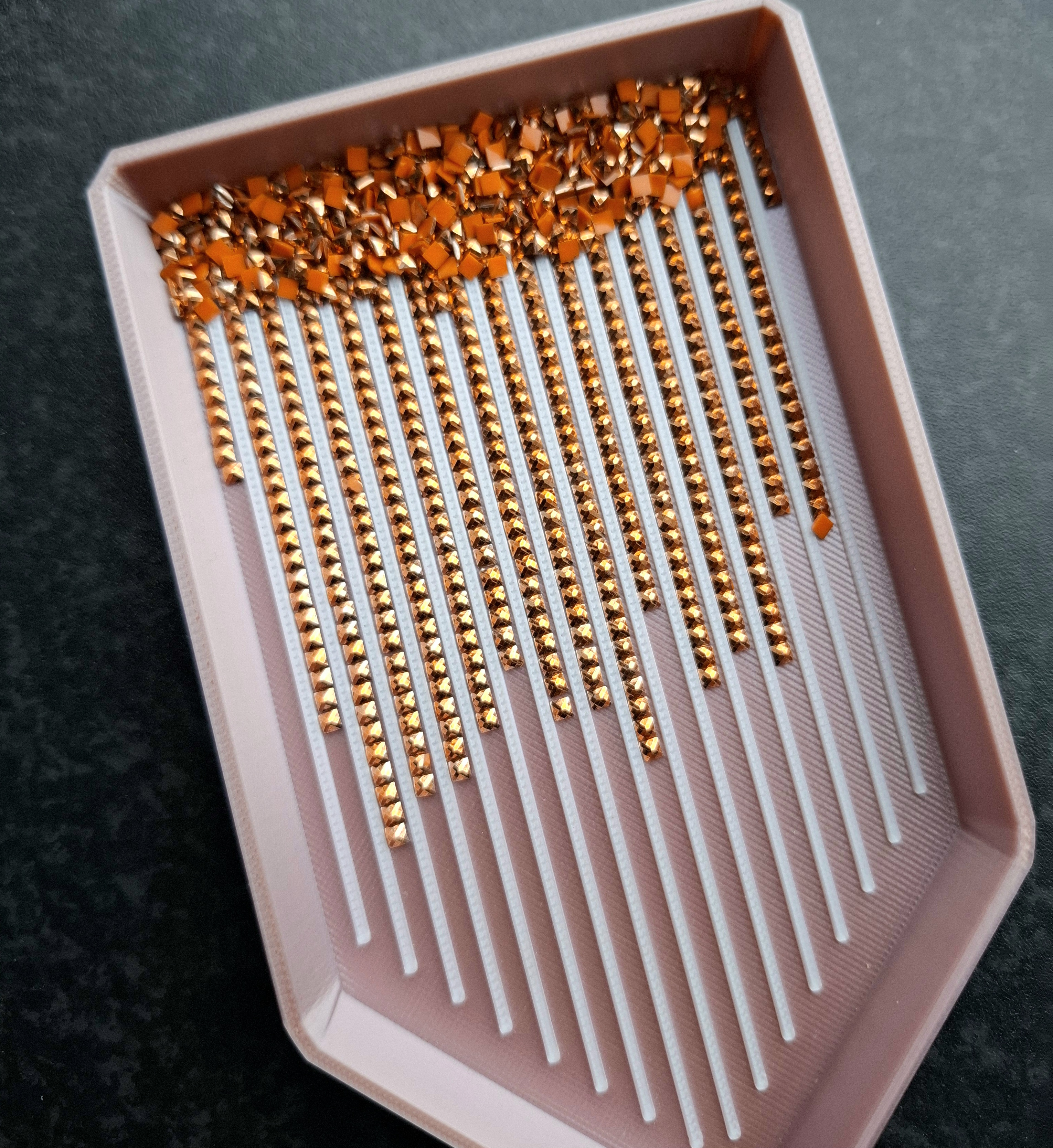Metallic Drills Square - DMC #920 - 10 gram Bag