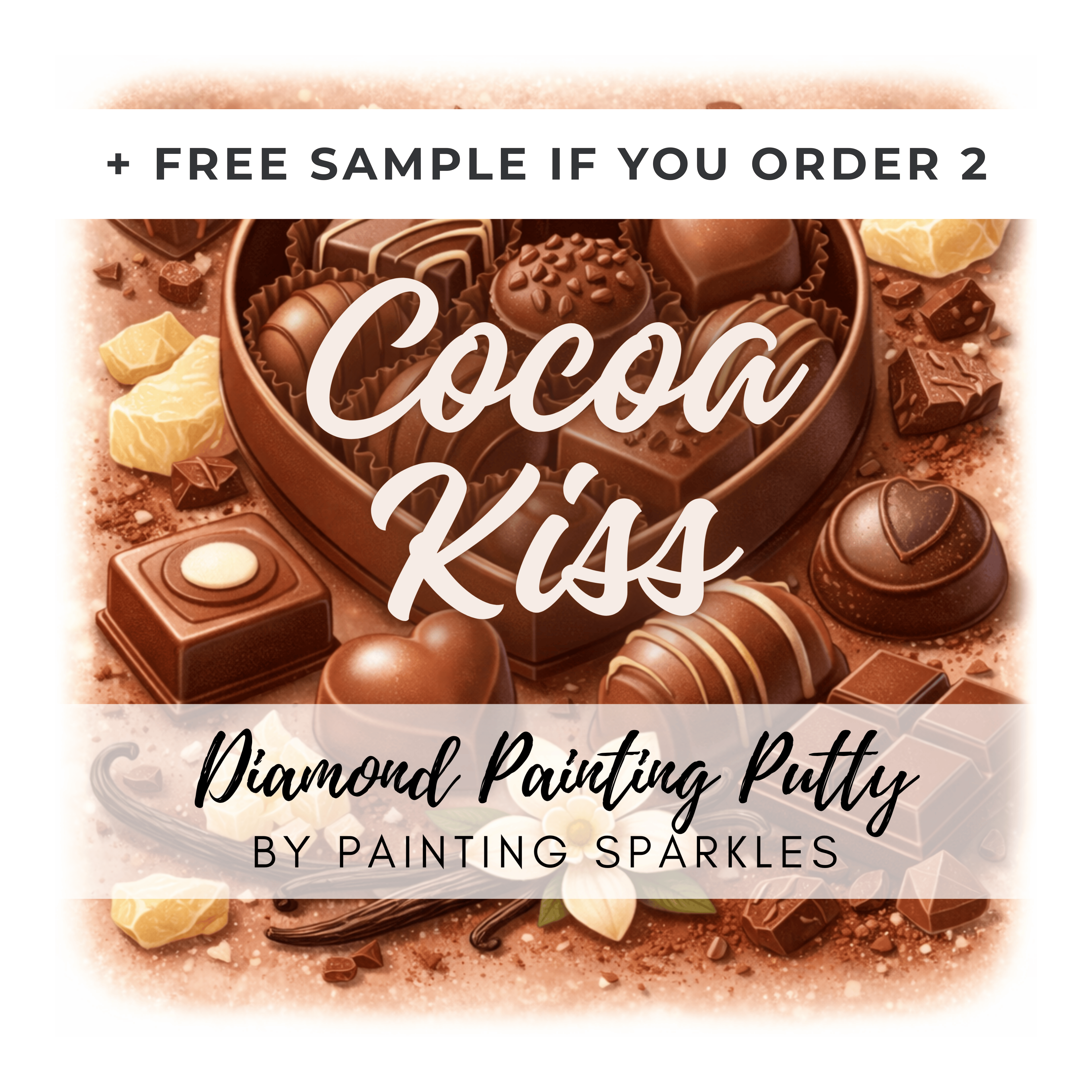 Scented Diamond Painting Putty - Cocoa Kiss - 8 grams 