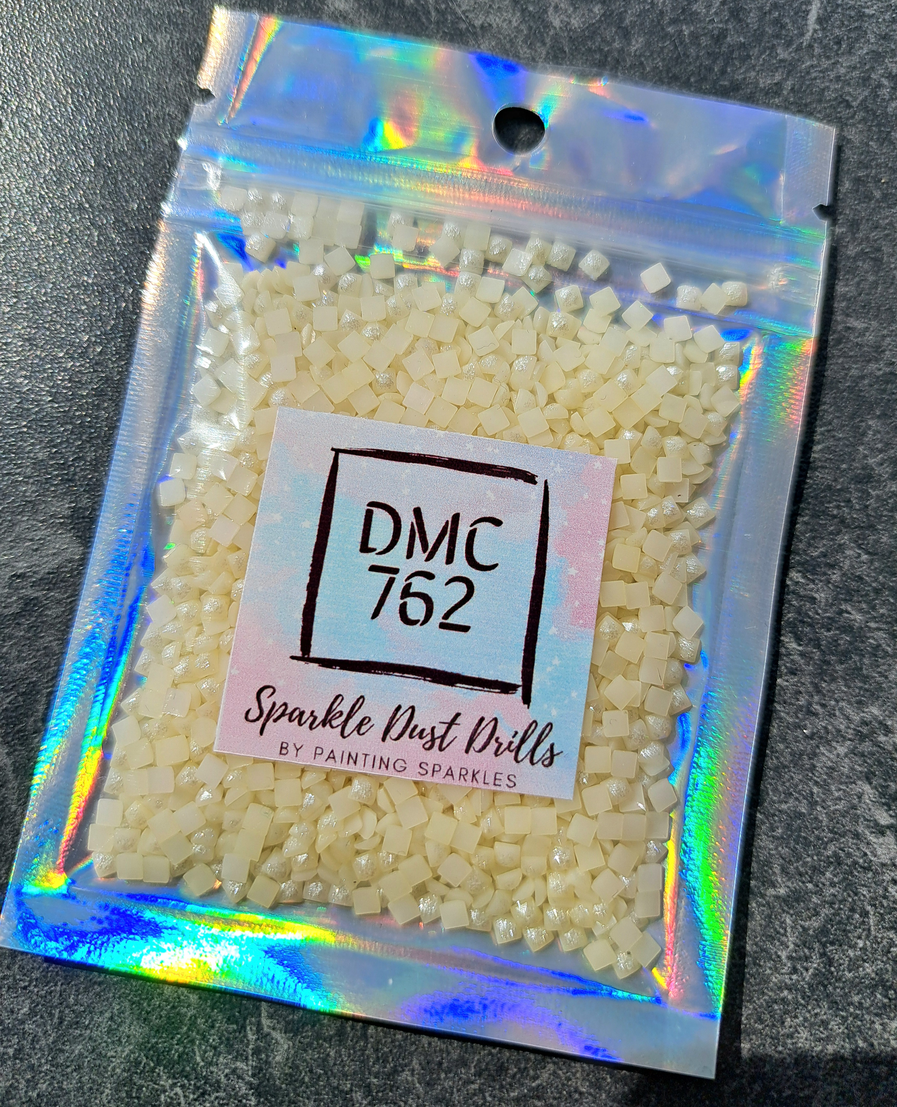 Fairydust Drills Square - DMC #762 - 10 gram Bag