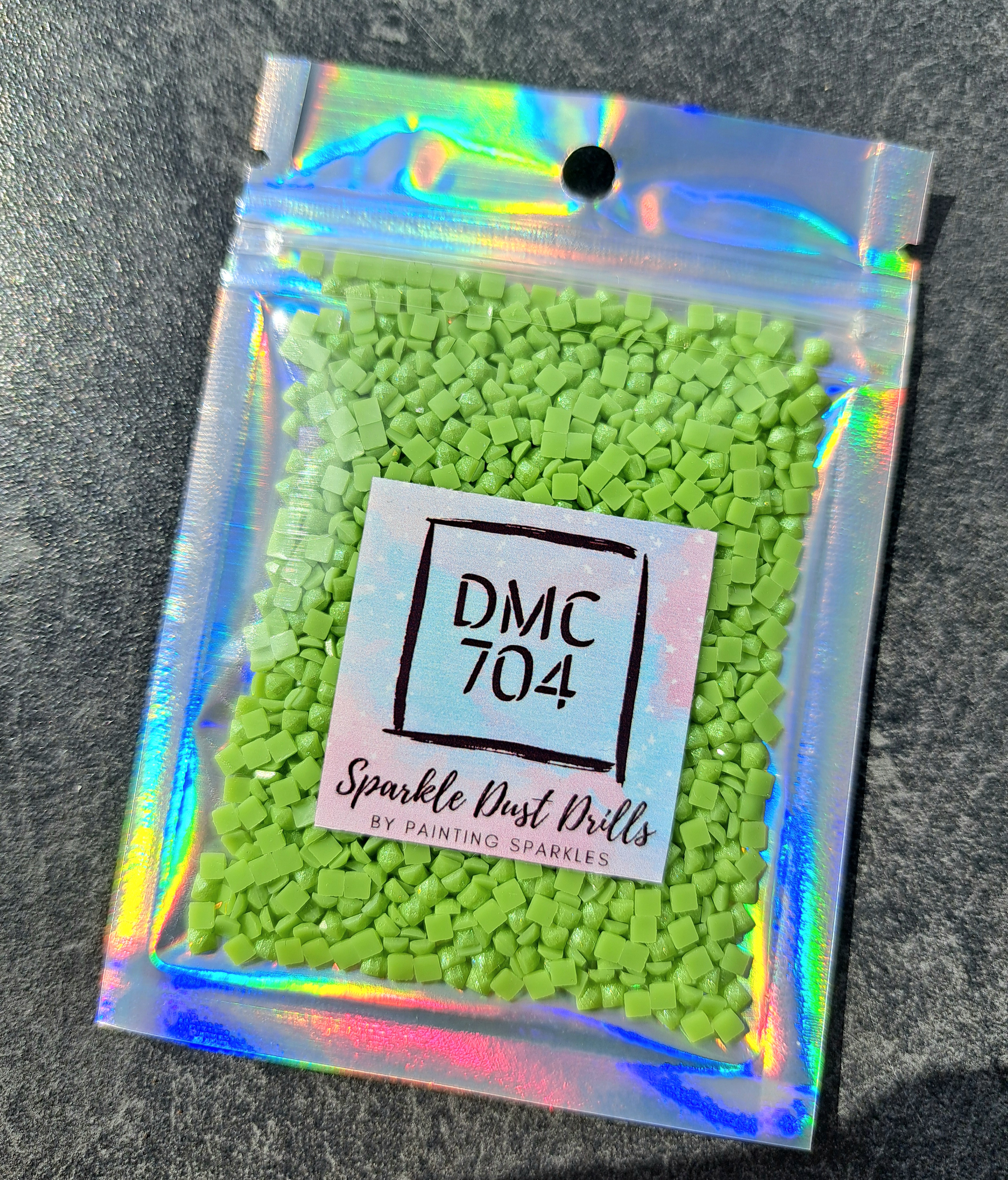 Fairydust Drills Square - DMC #704 - 10 gram Bag
