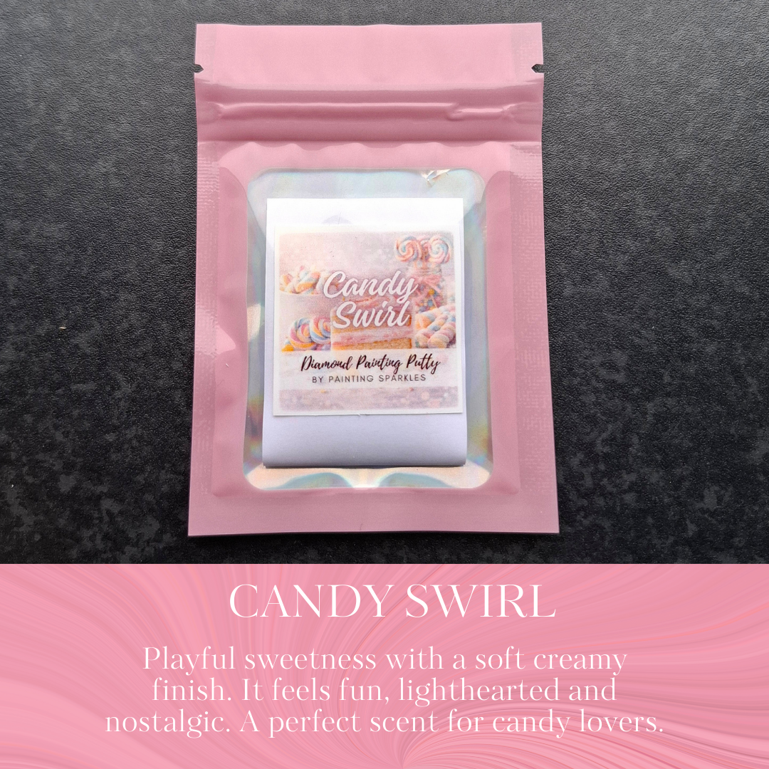 Scented Diamond Painting Putty - Candy Swirl - 8 grams