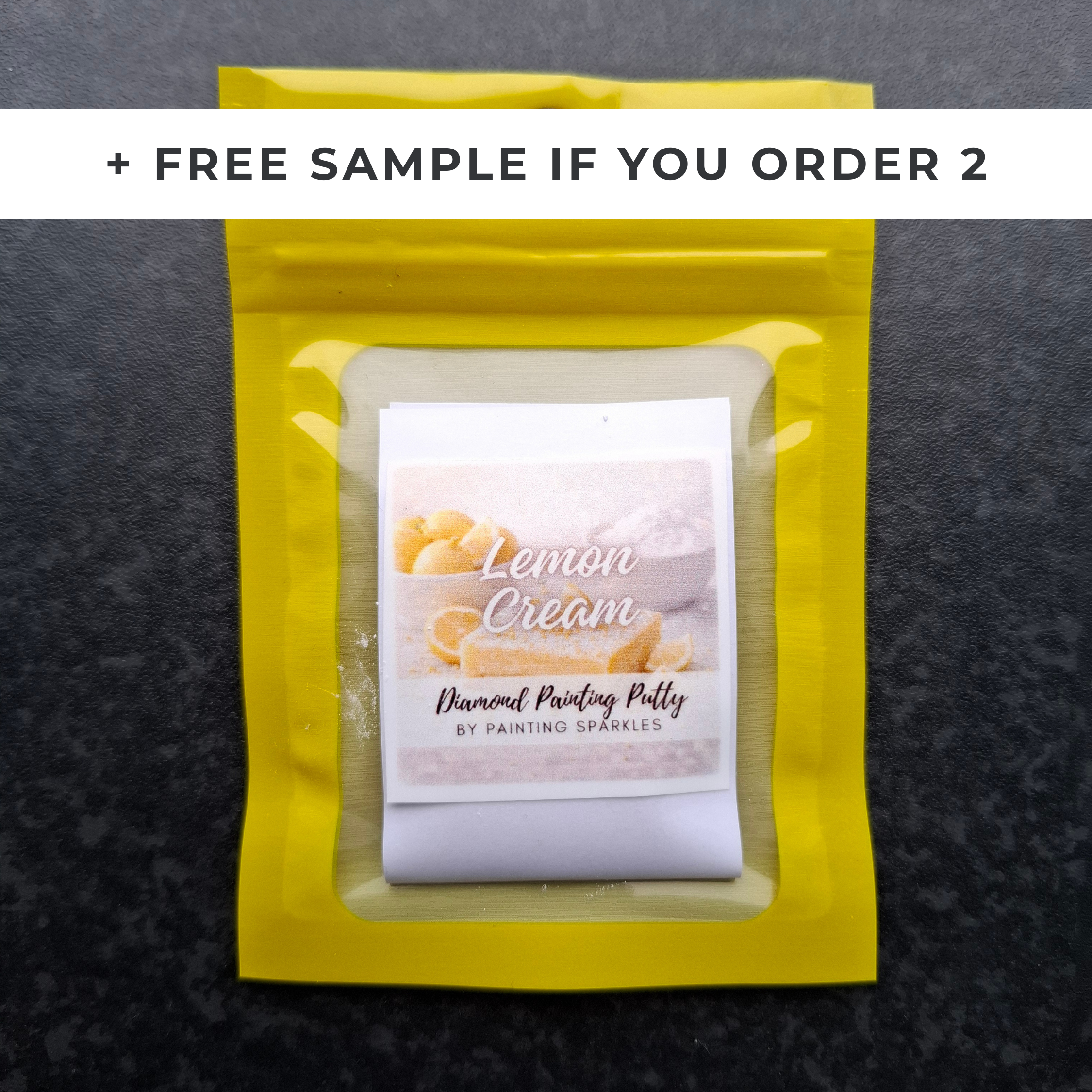 Scented Diamond Painting Putty - Lemon Cream - 8 grams