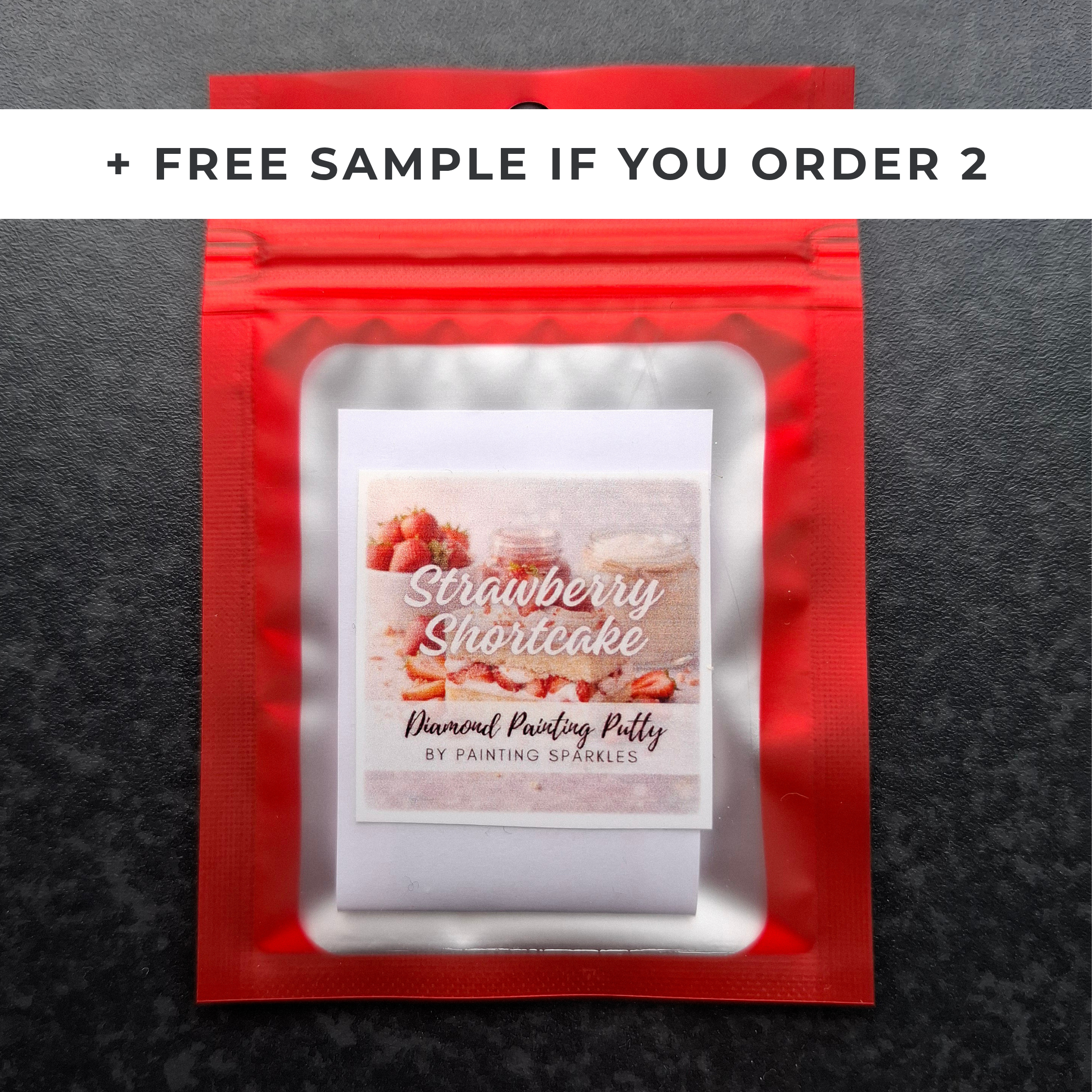 Scented Diamond Painting Putty - Strawberry Shortcake - 8 grams