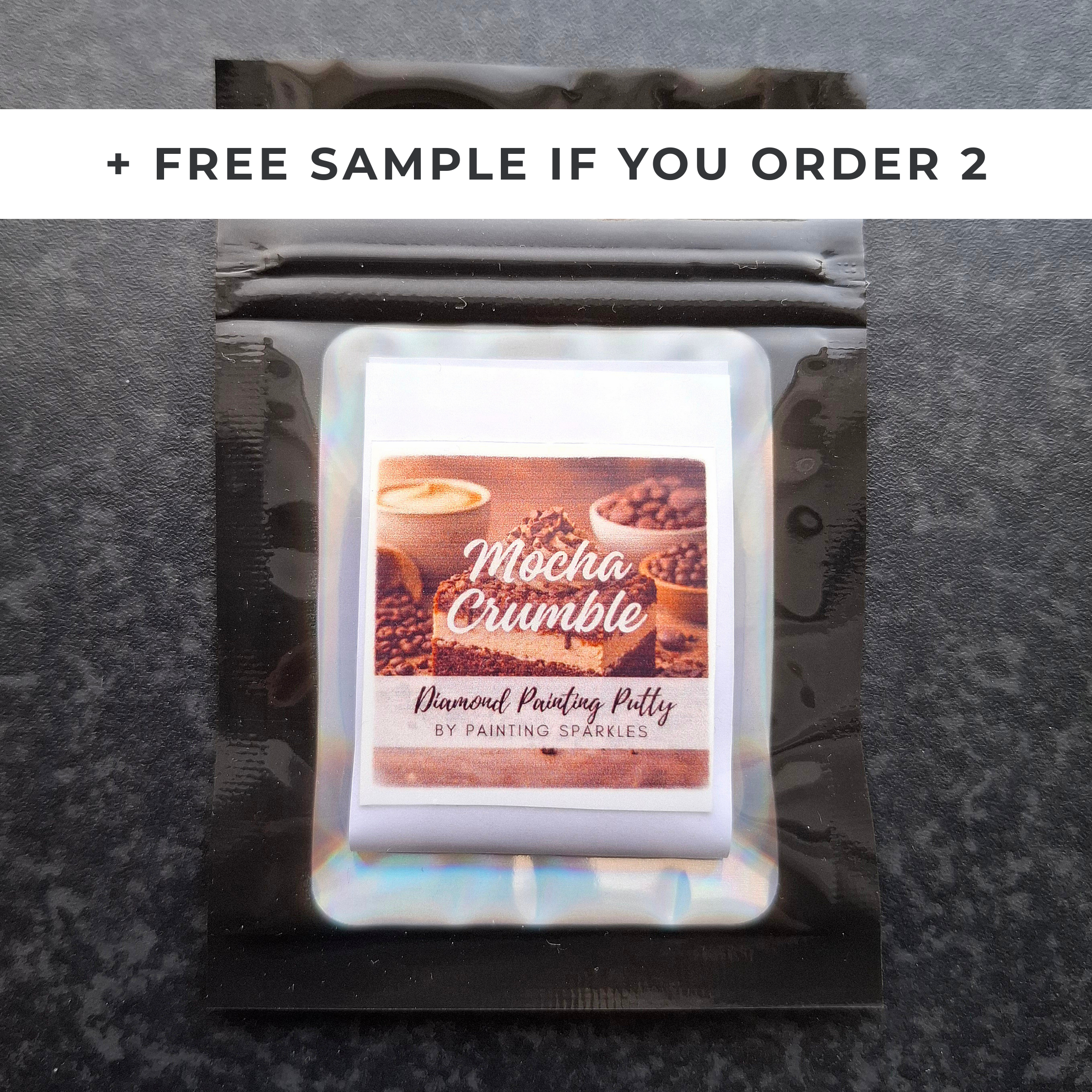 Scented Diamond Painting Putty - Mocha Crumble - 8 grams