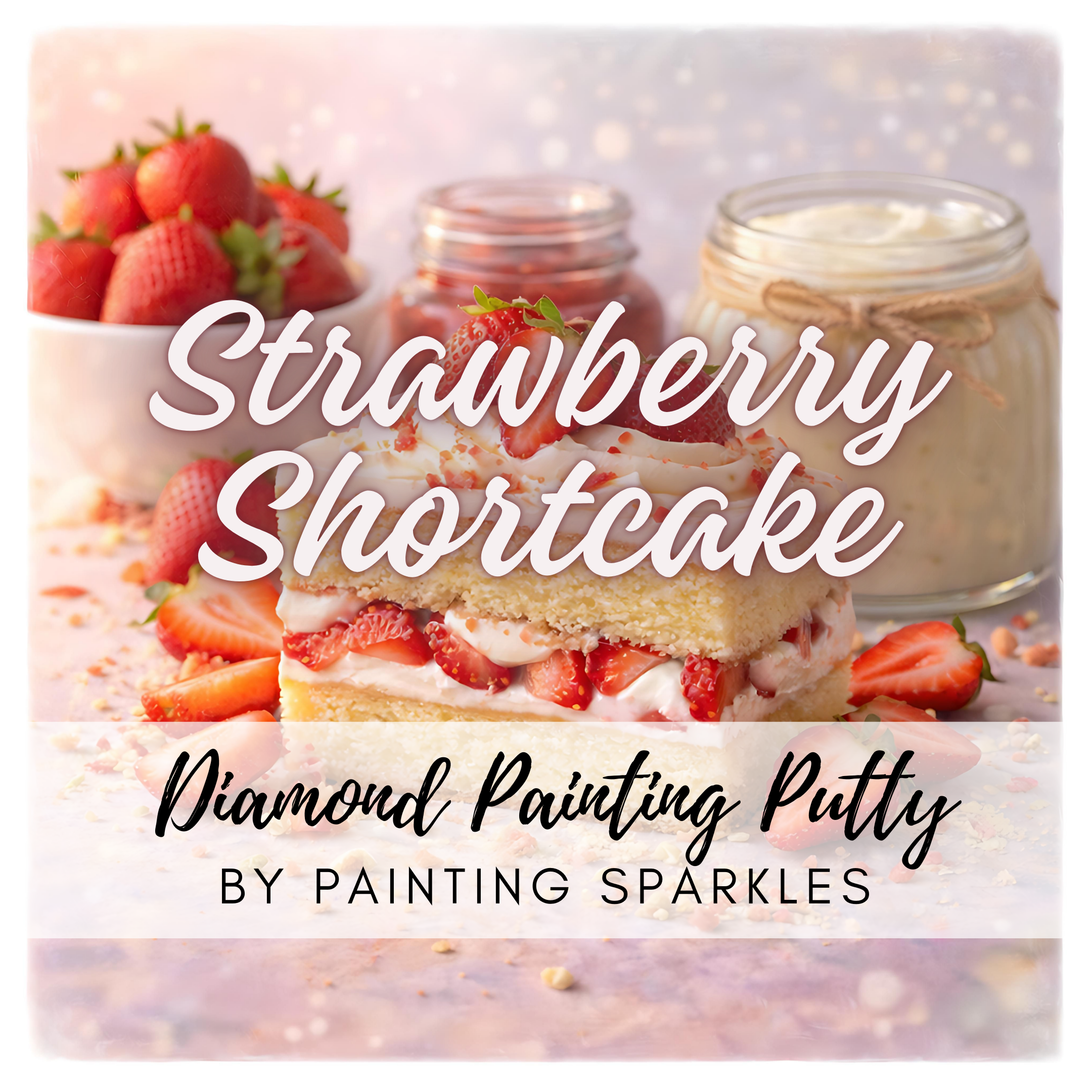 Scented Diamond Painting Putty - Strawberry Shortcake - 8 grams