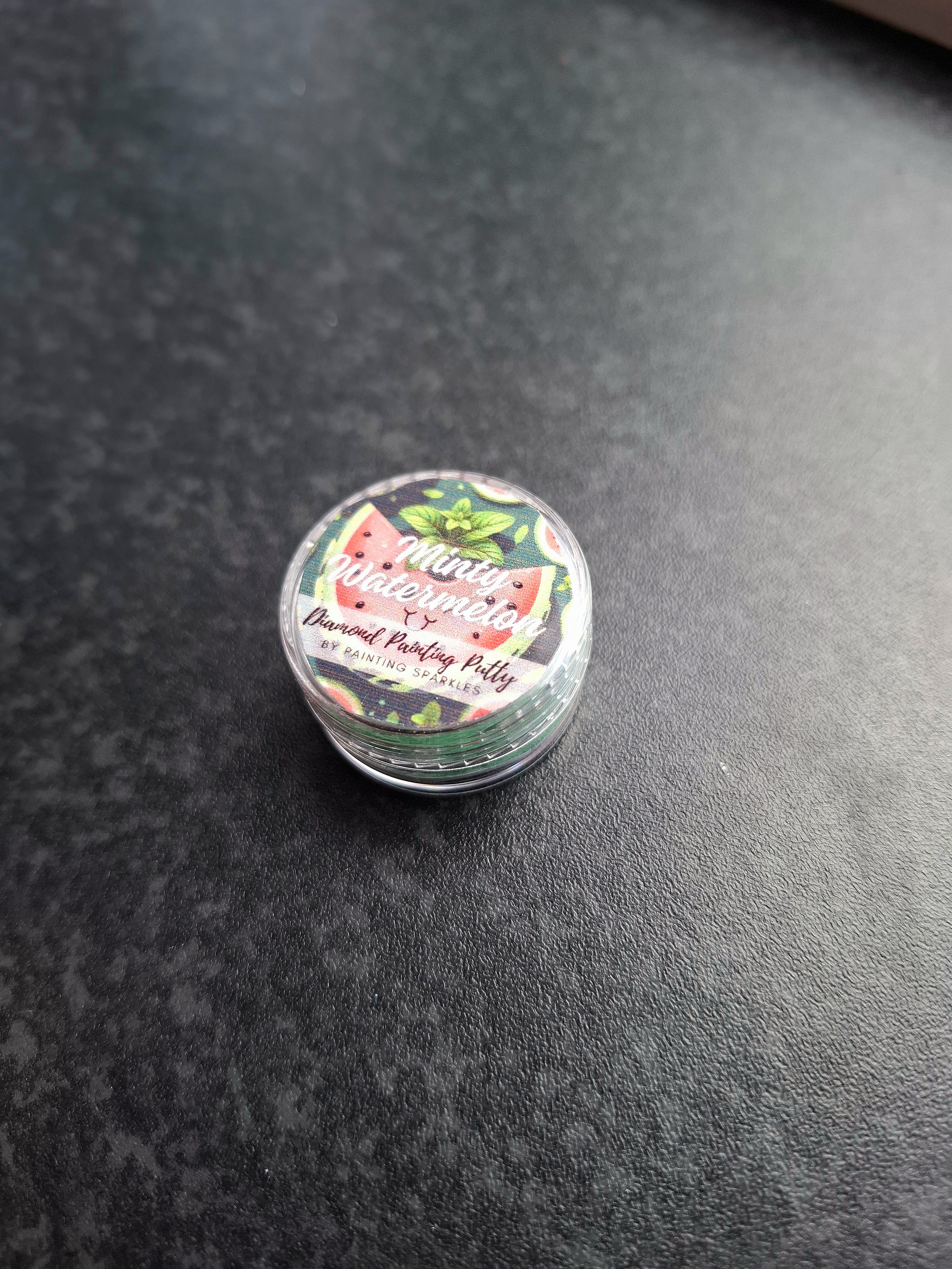 Scented Diamond Painting Putty - Minty Watermelon -7 grams