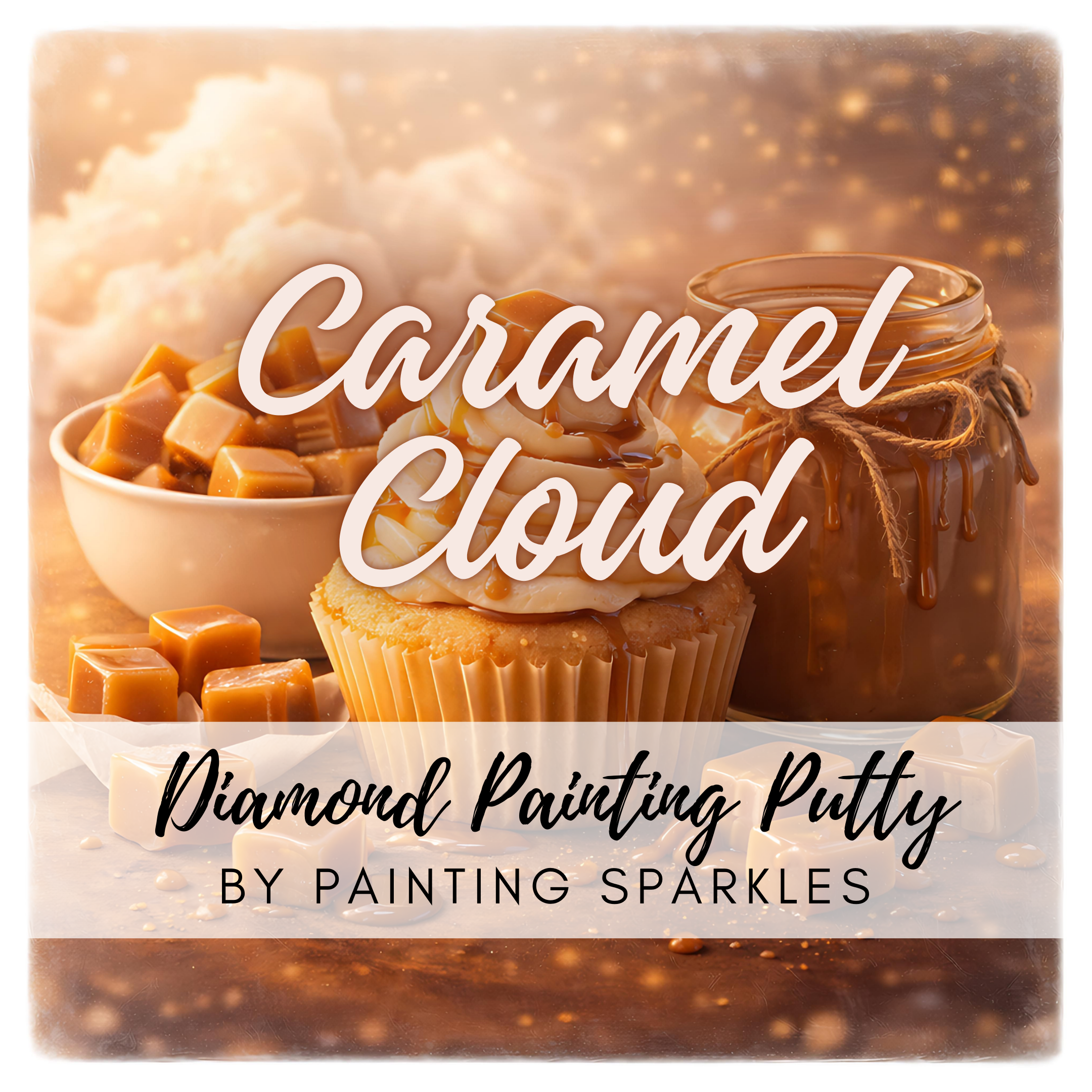 Scented Diamond Painting Putty - Caramel Cloud - 8 grams