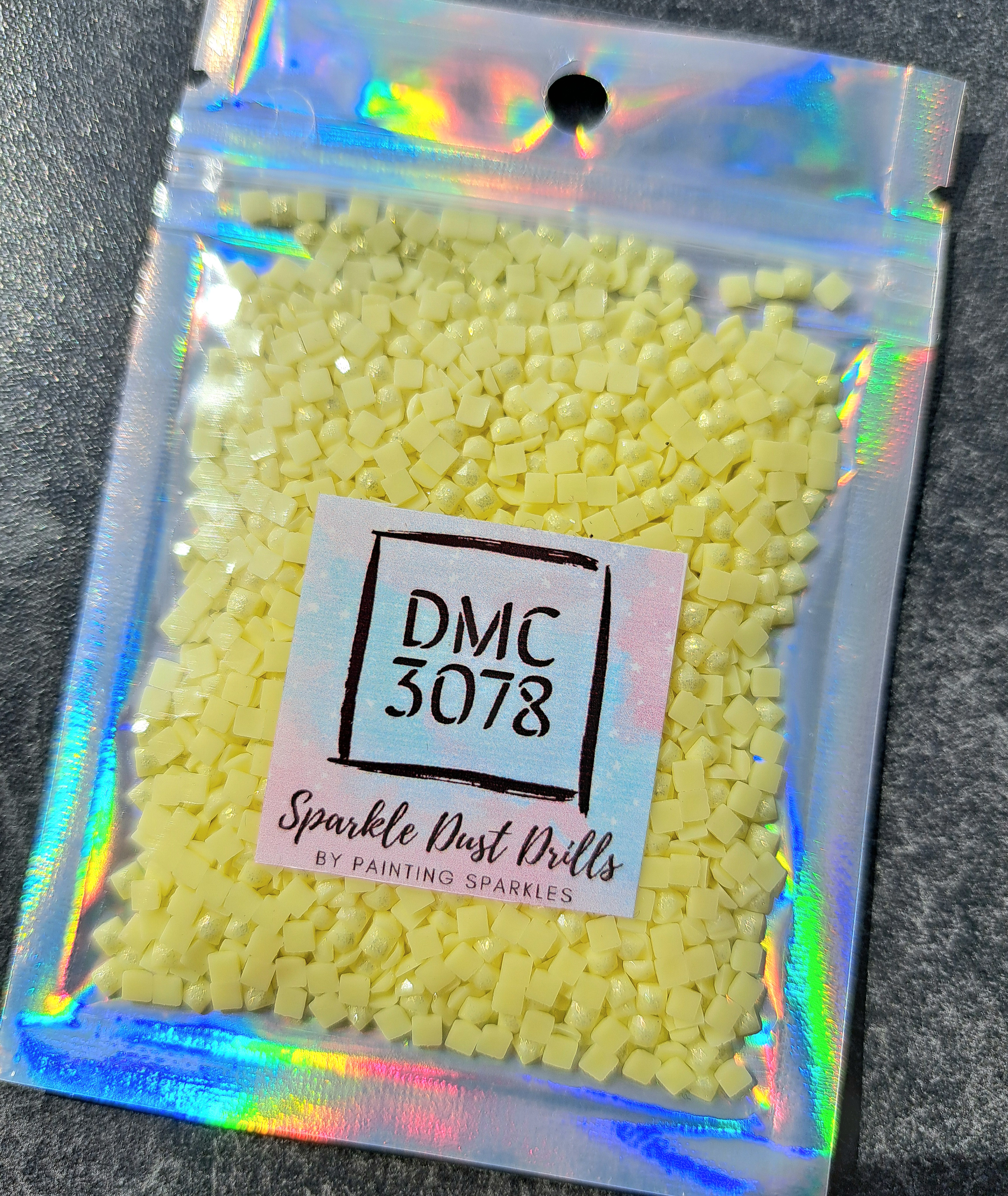 Fairydust Drills Square - DMC #3078 - 10 gram Bag