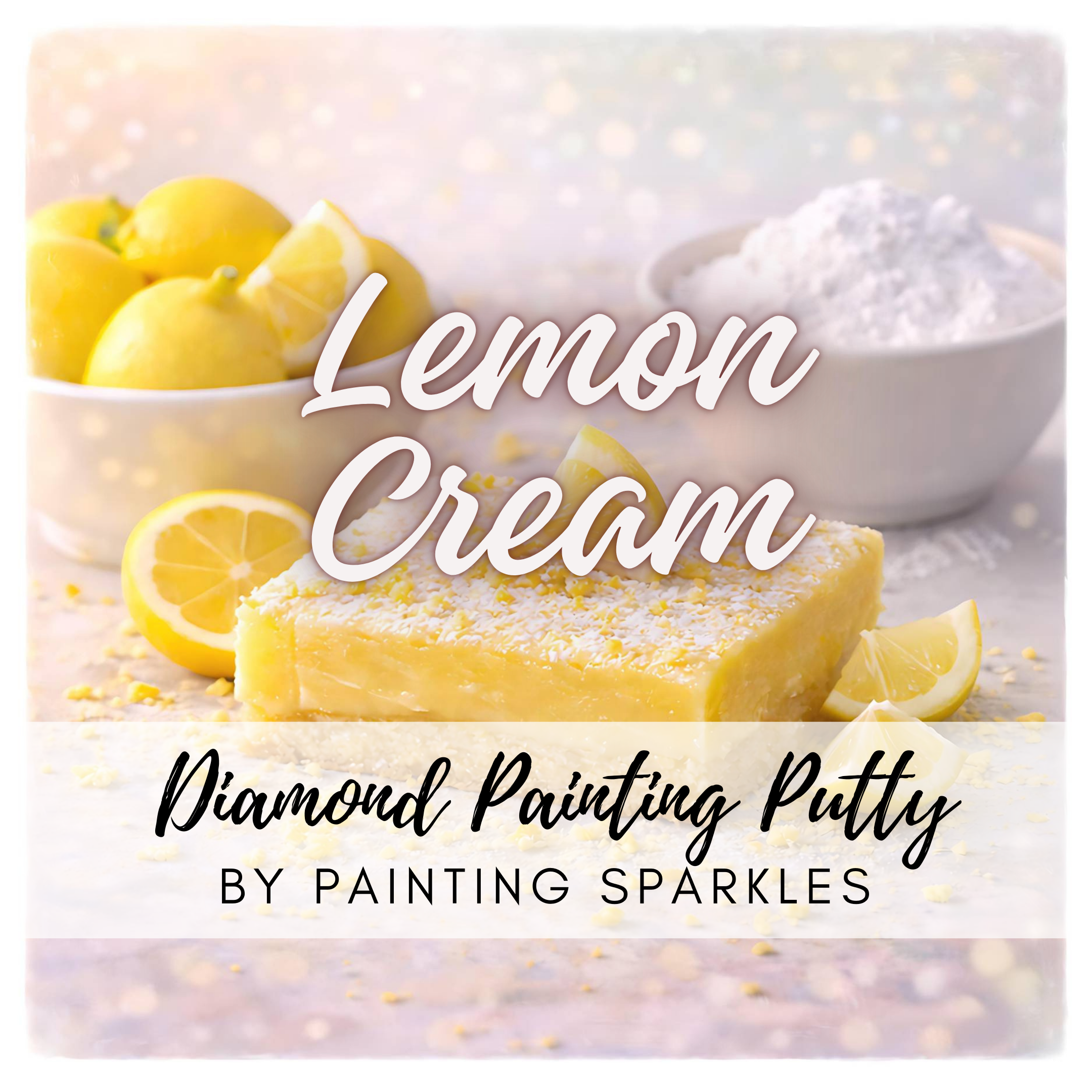 Scented Diamond Painting Putty - Lemon Cream - 8 grams