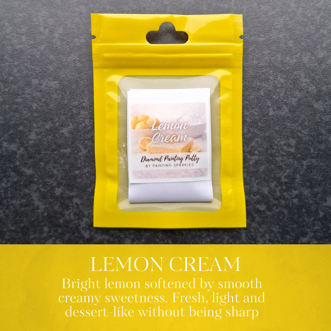 Scented Diamond Painting Putty - Lemon Cream - 8 grams