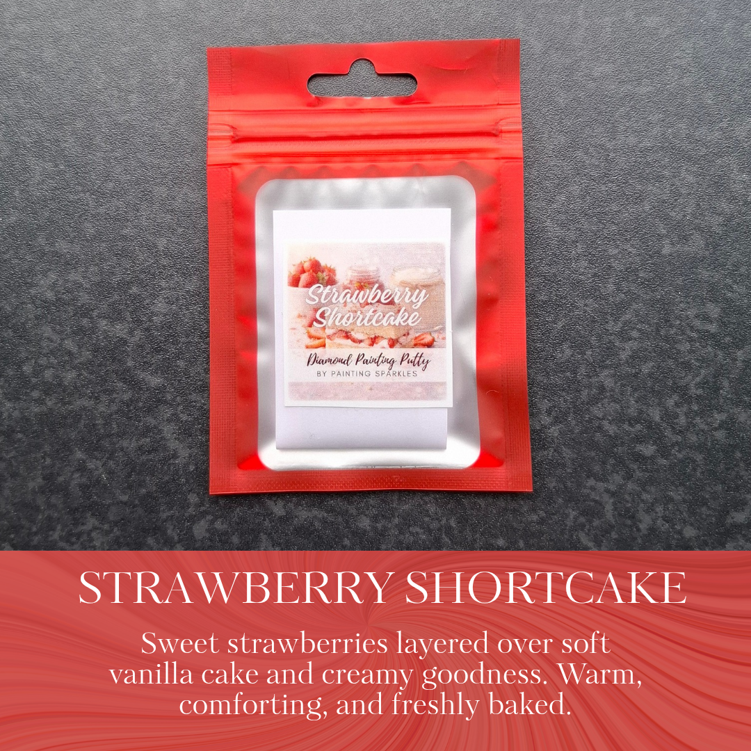 Scented Diamond Painting Putty - Strawberry Shortcake - 8 grams
