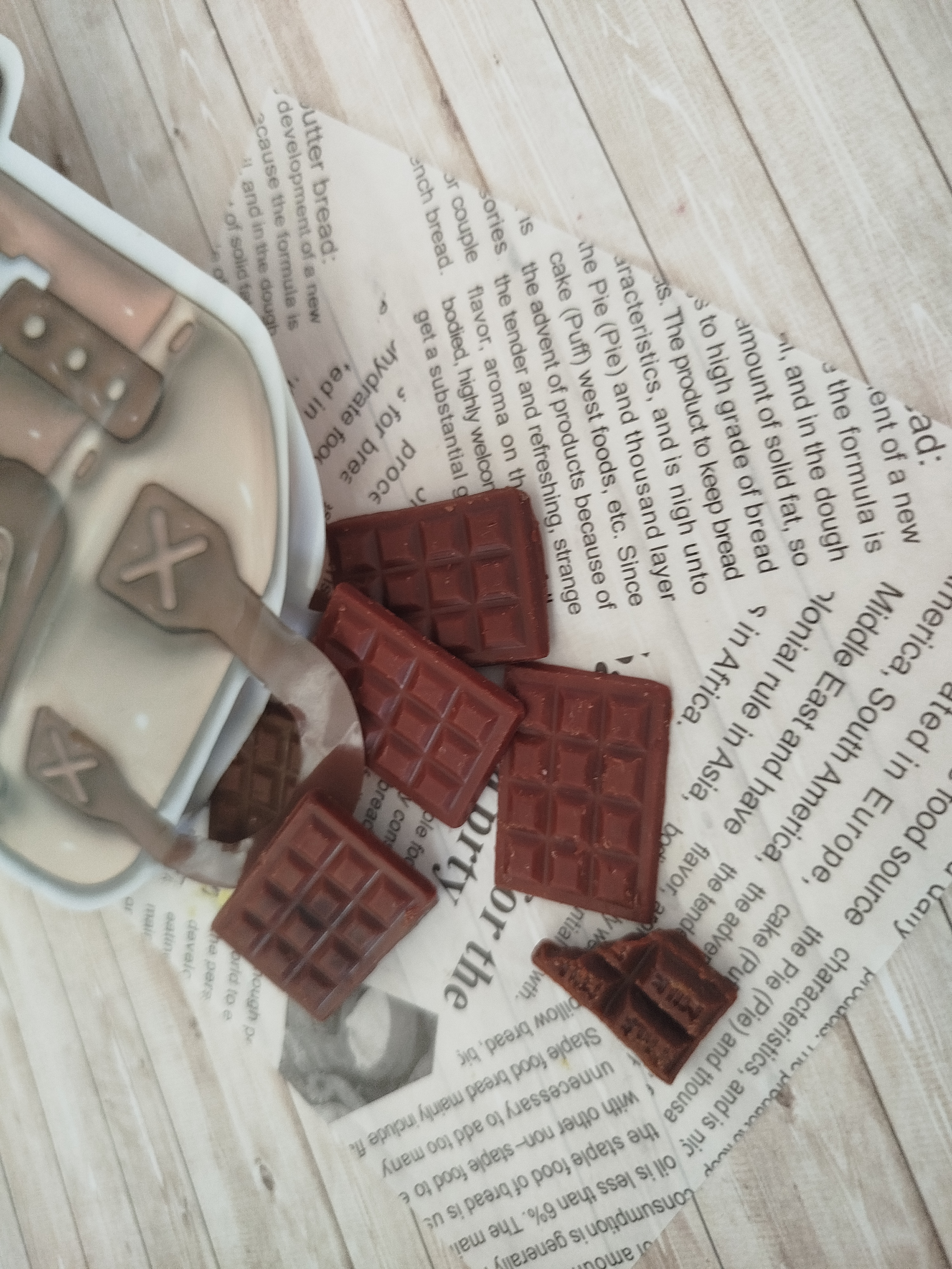 Wax melts: Bocado de cacao.