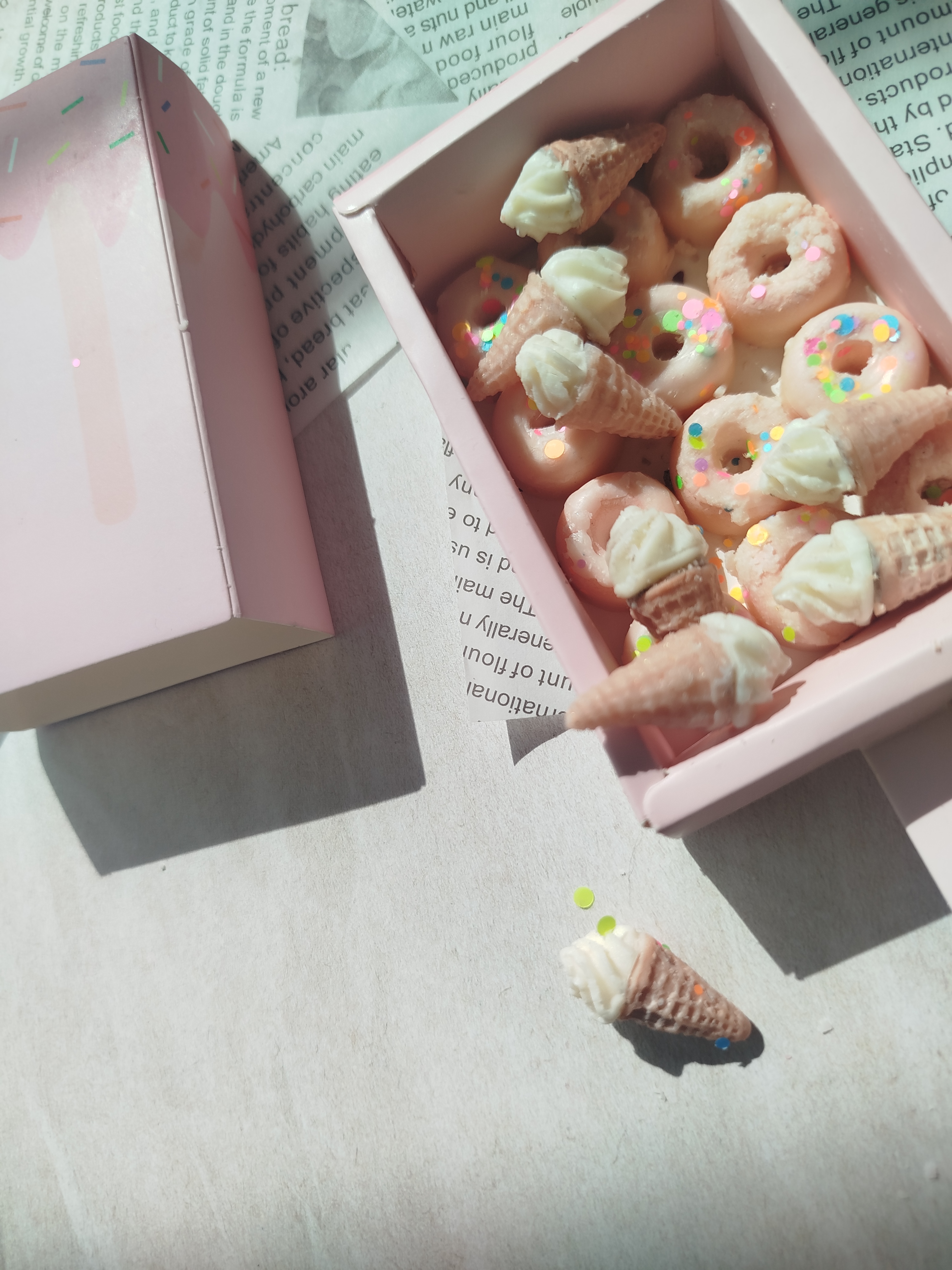 Wax melts: helado entre risas.