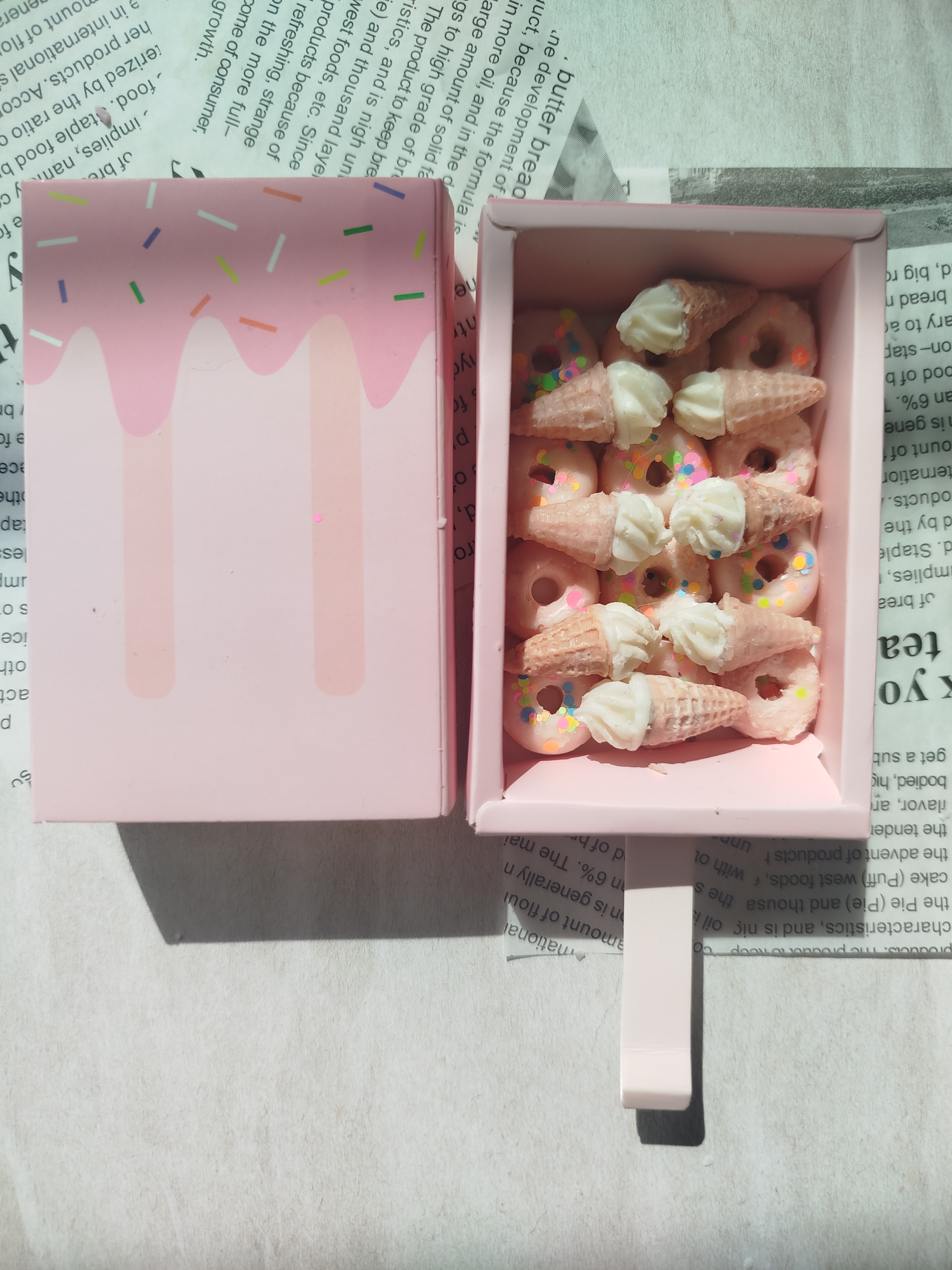 Wax melts: helado entre risas.