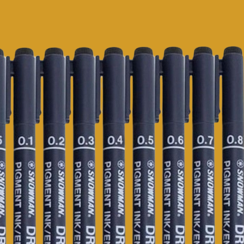 Drawing Pen Snowman - 0.05-0.8