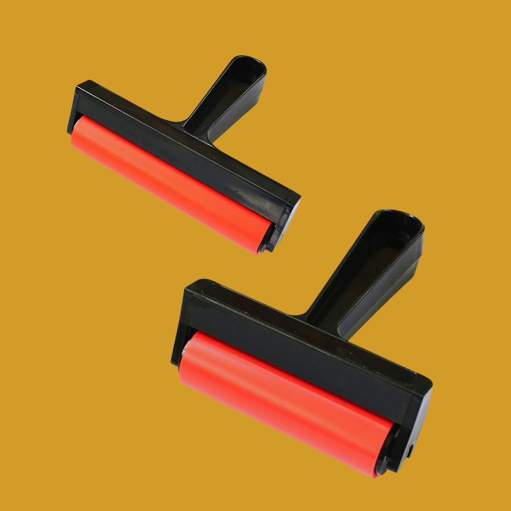 Roll Karet Printmaking / Lino cut