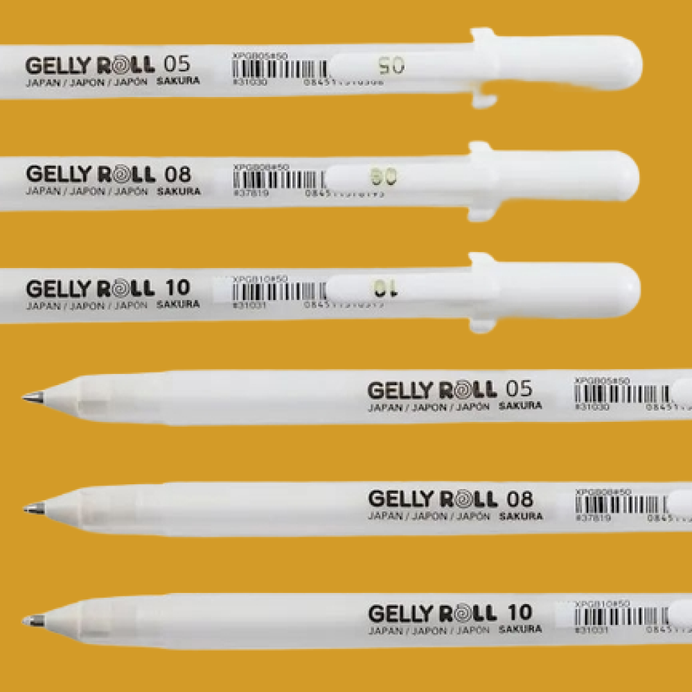 Pen Putih Sakura Gelly Roll - 05-10