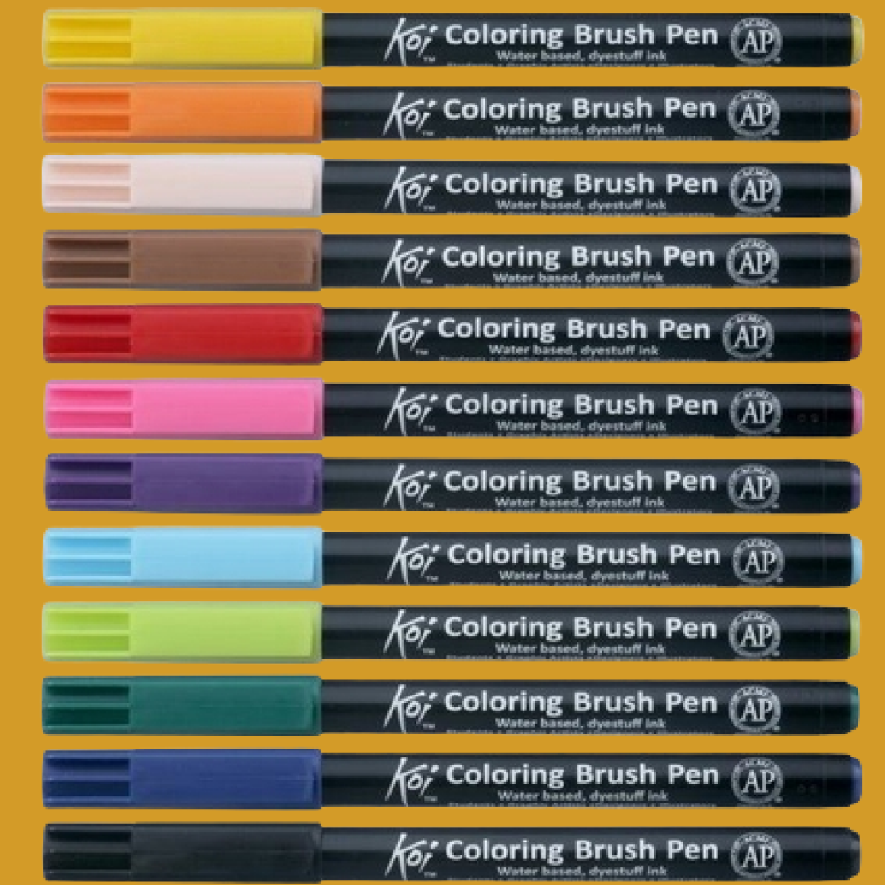 Brush Pen Sakura Koi - Colors