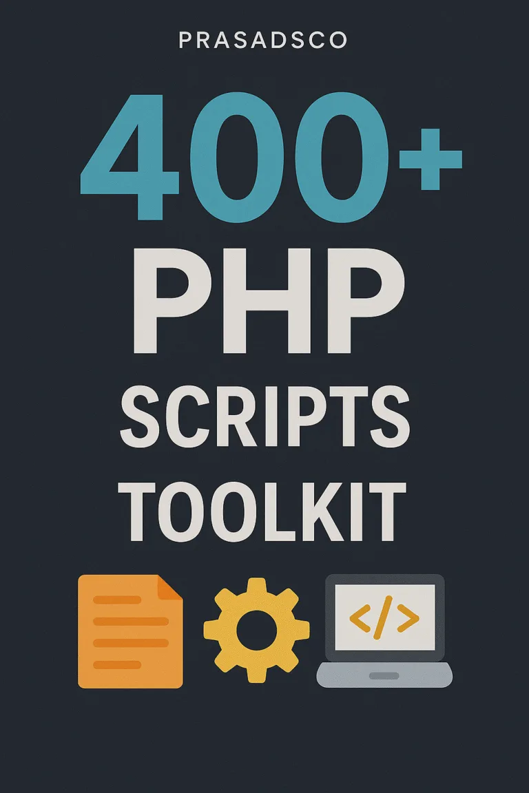 400+ PHP Scripts Toolkit