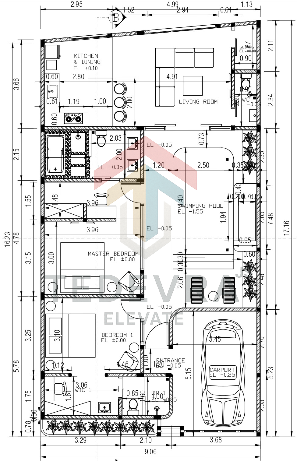 VILLA CASA ARC BALI – MODERN POOLSIDE - MT223