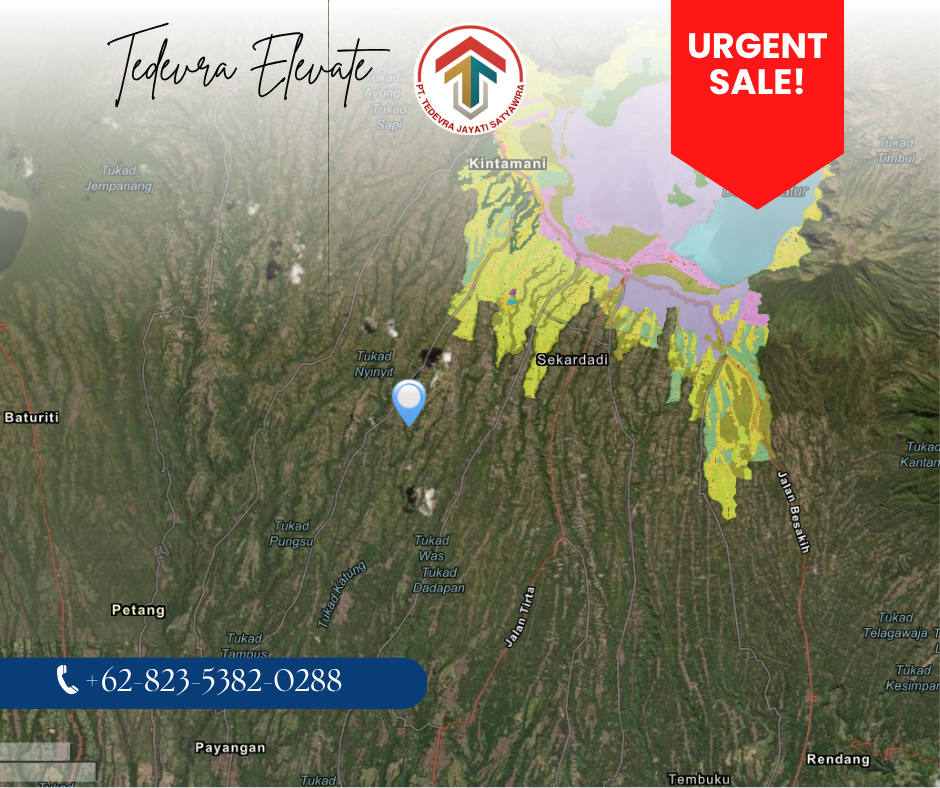 Land for Sale – 70 Are, Katung Kintamani, Bali