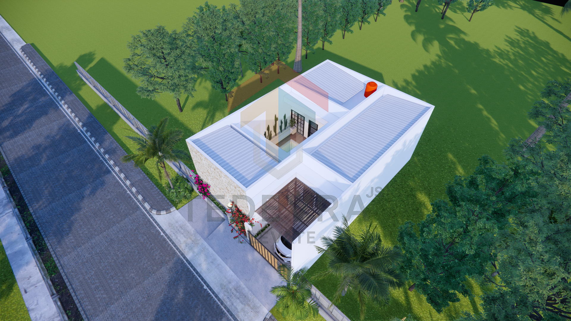 LA CASA TROPICA MODERN POOLSIDE LIVING VILLA - MT246