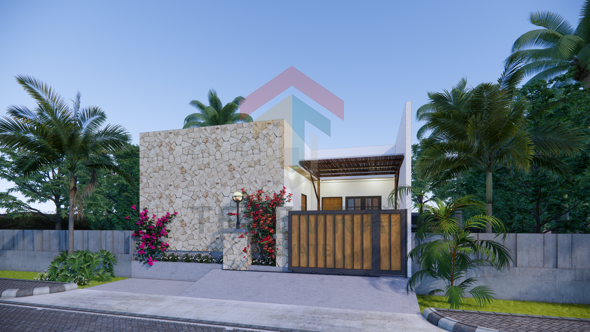 LA CASA TROPICA MODERN POOLSIDE LIVING VILLA - MT246