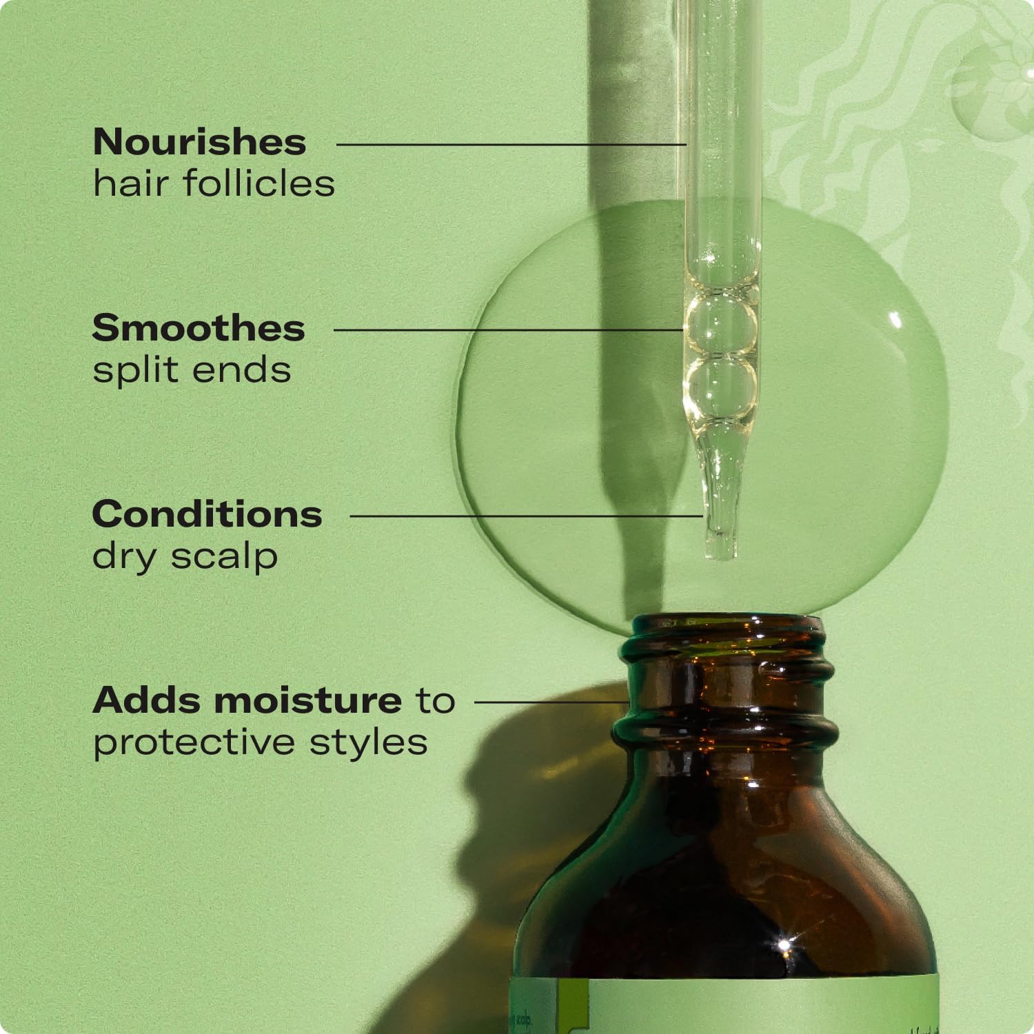 Mielle Organics Rosemary & Mint Hair Oil – Split Ends & Dry Scalp Treatment, Biotin & Essential oil