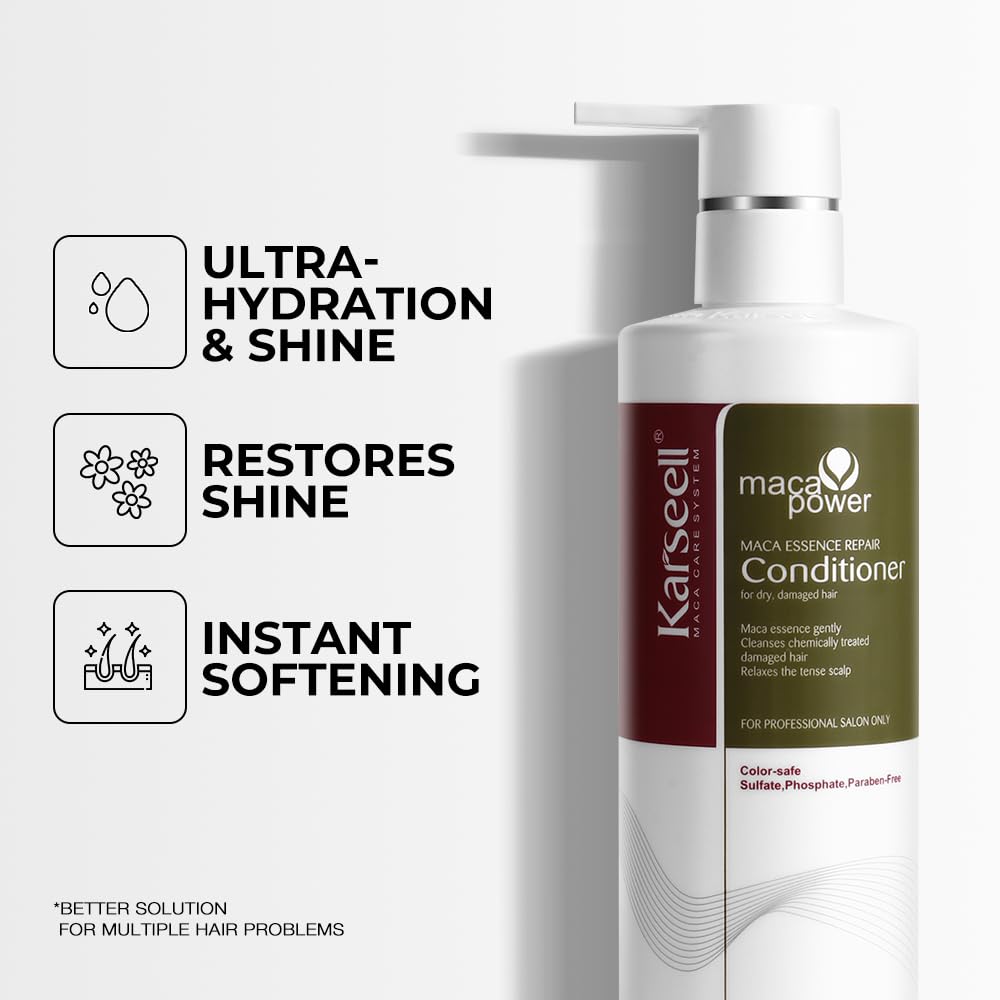 Karseell Conditioner Deep Restores Argan Oil Hair Treatment Smooth Glossy for Dry and Damaged Hair