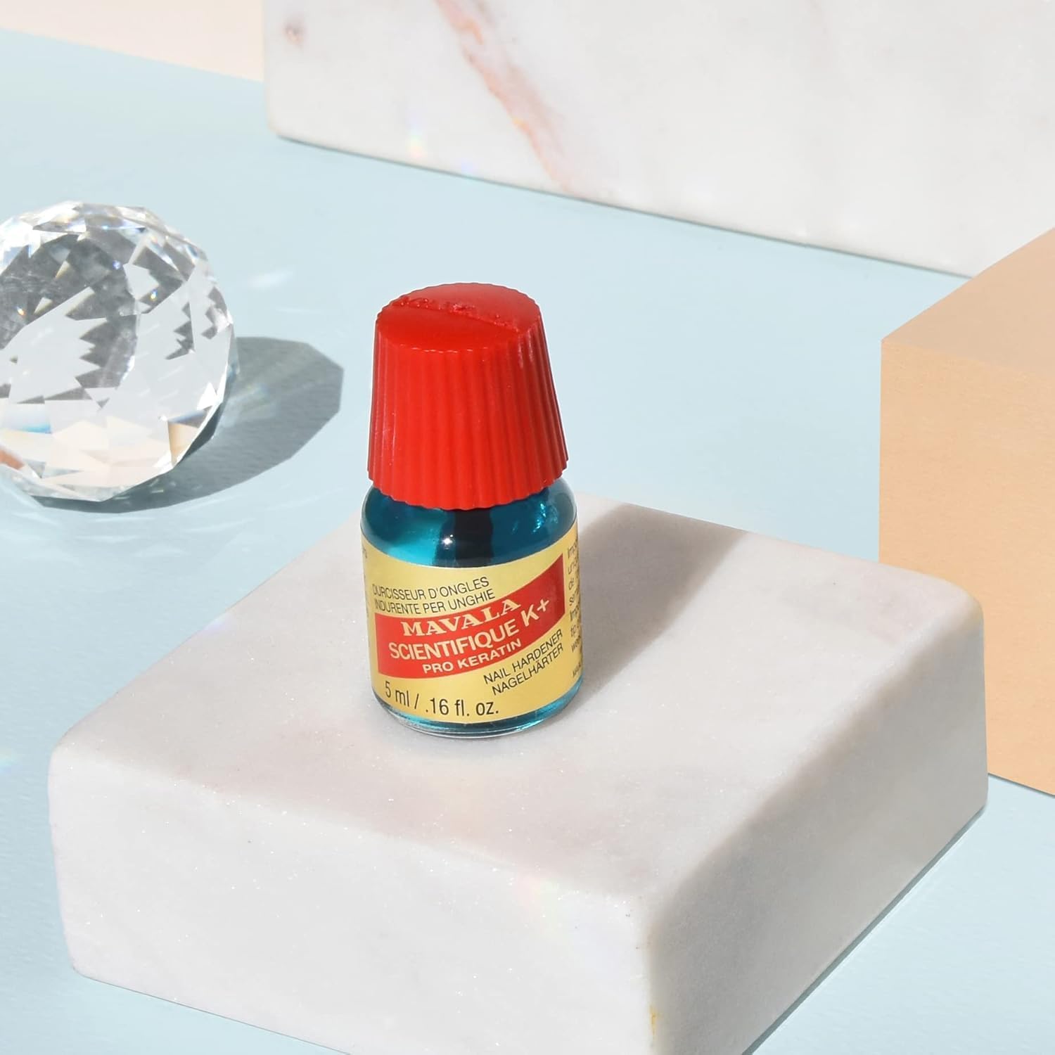 MAVALA Scientifique K+ Keratin Hardener Strengthener | Protect Nails | Avoid Breaking and Splitting | Supports Natural Keratinization | Multi-color