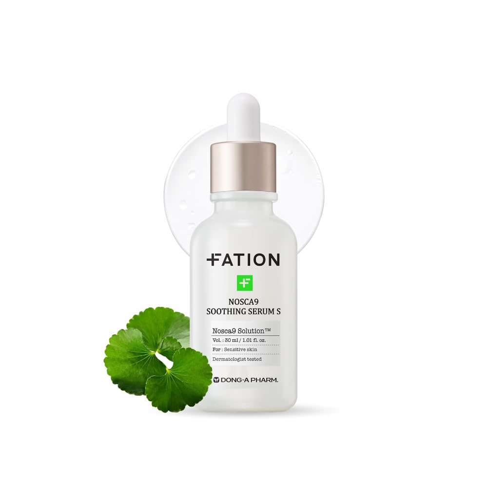 Fation Soothing Serum S - Rapid Hydrating Calming Serum with 5-Layer Ceramide Complex &Fresh Centella Asiatica, Advanced Barrier Repair for Sensitive Skin Korean Skin Care