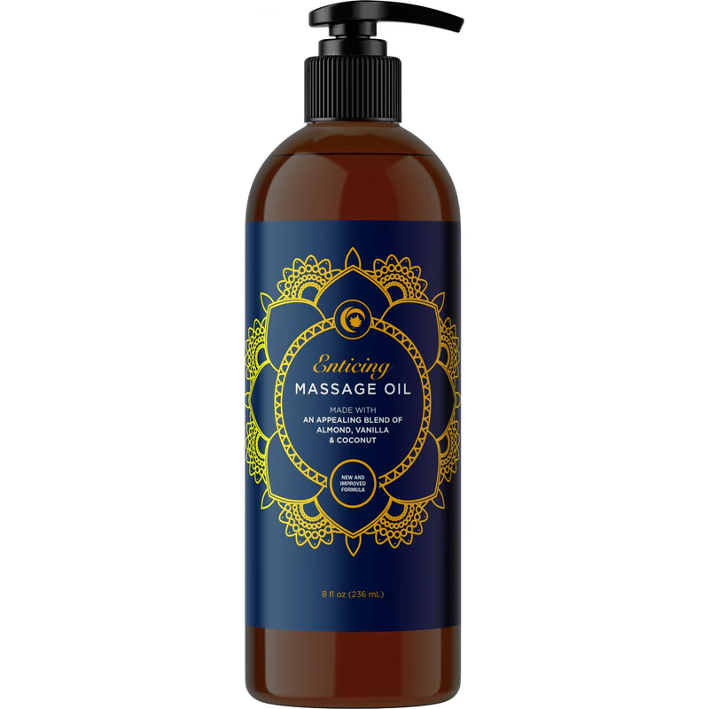 Maple Holistics Luxurious Vanilla Massage Oil for Couples - Easy Glide Non Greasy Sweet Vanilla Sensual Massage Oils for Date Night with Silky Smooth Sweet Almond Oil Coconut and Jojoba - Vegan Non GMO & Gluten Free