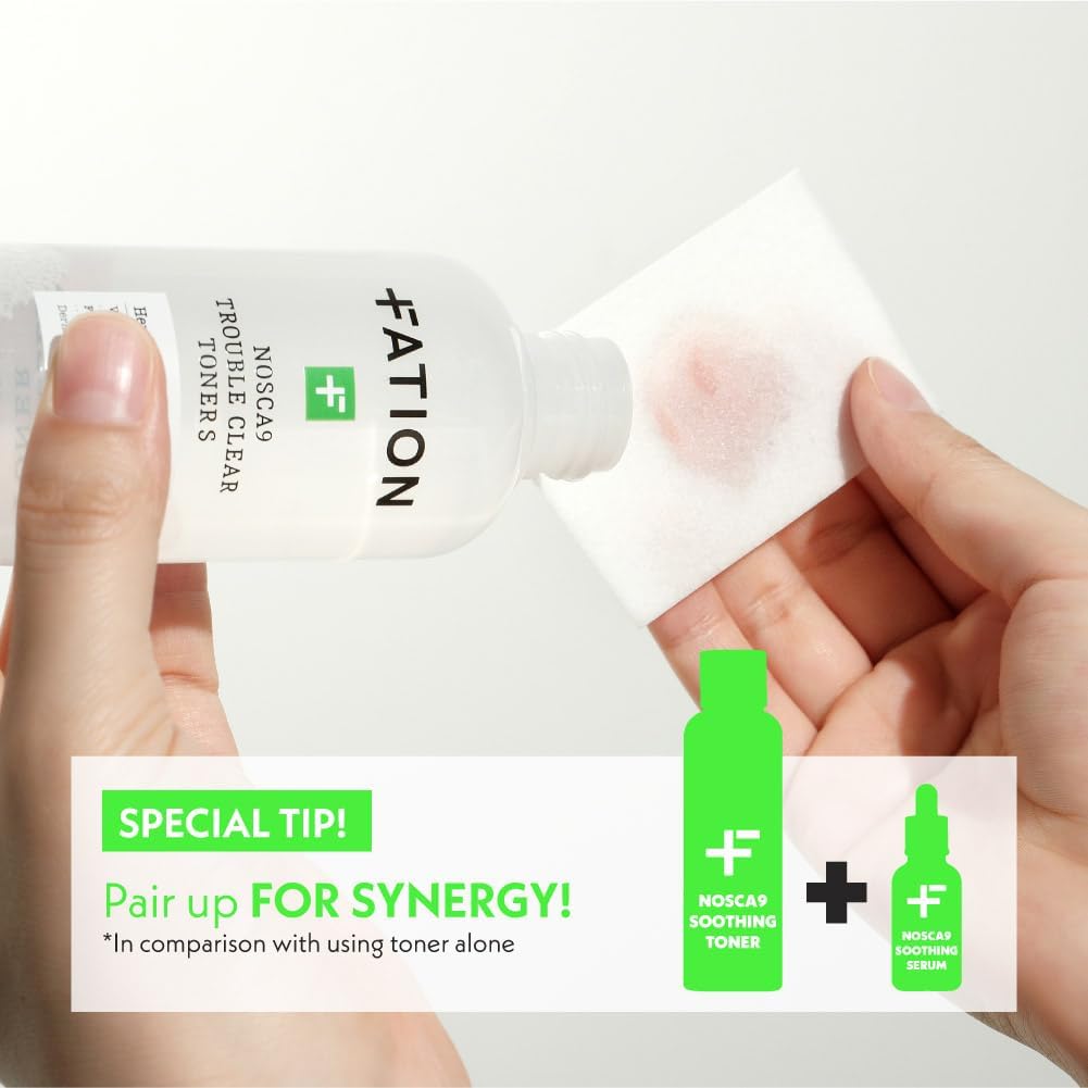 Fation Soothing Toner S | 2% PHA & LHA Exfoliating Toner for Sensitive Skin | Moisturizing, Hypdrating & Quick Absorption Korean Skincare