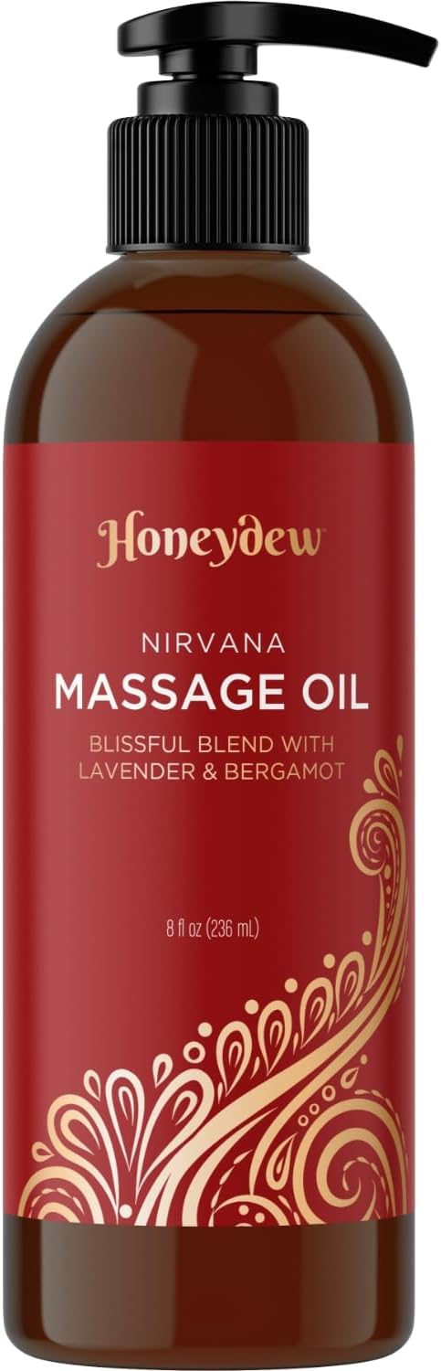 Honeydew Bergamot and Lavender Essential Oil  Relaxing Massage Oil for Massage Therapy - Non Greasy Non Staining Irresistibly