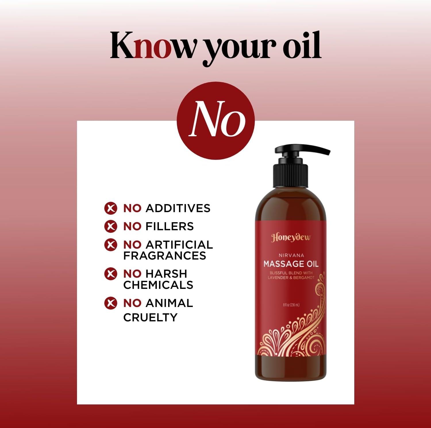 Honeydew Bergamot and Lavender Essential Oil  Relaxing Massage Oil for Massage Therapy - Non Greasy Non Staining Irresistibly