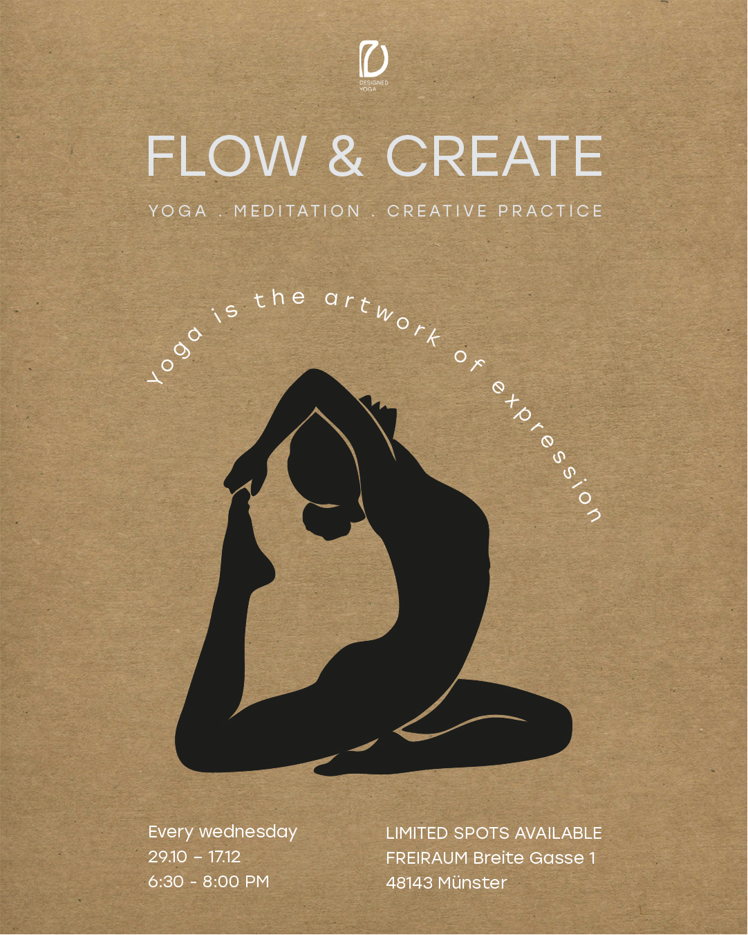 Flow & Create Yoga Session - Single entry