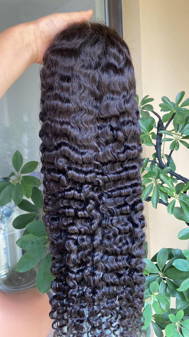 Burmese Curly Wig — 13×6 HD Lace Front (Pre-Plucked)