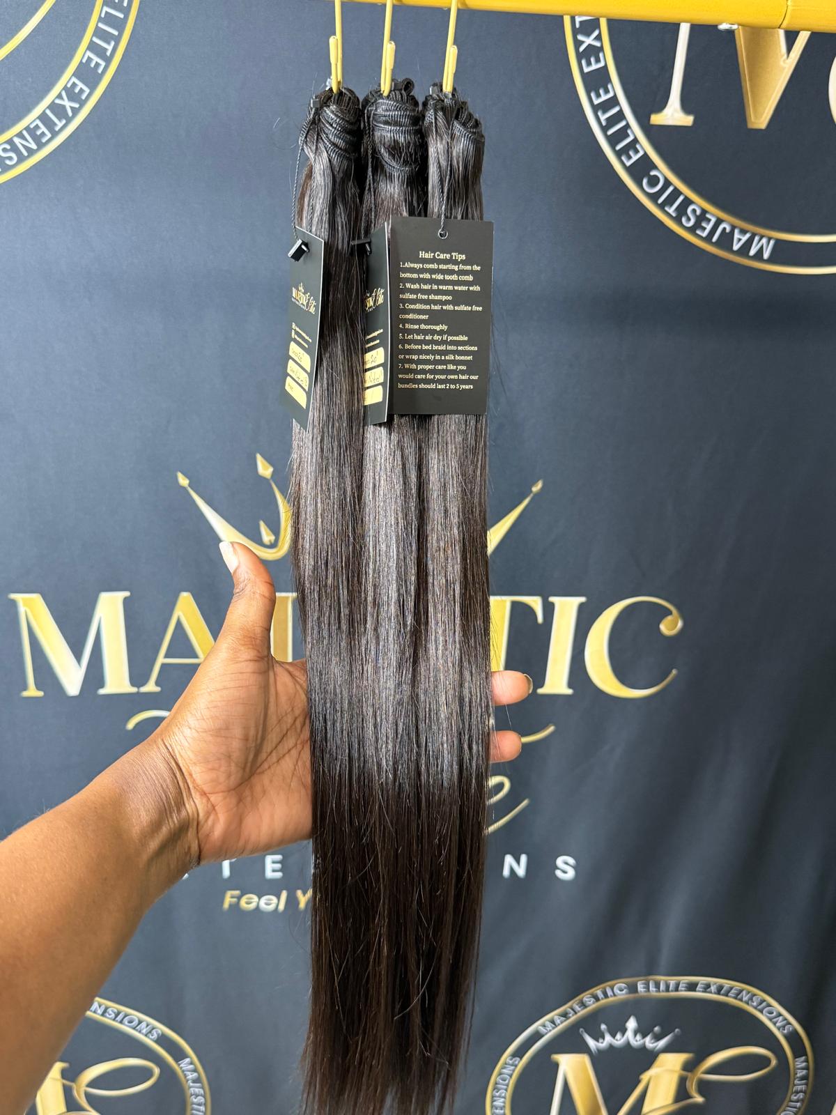 Raw Indonesian Straight Bundles