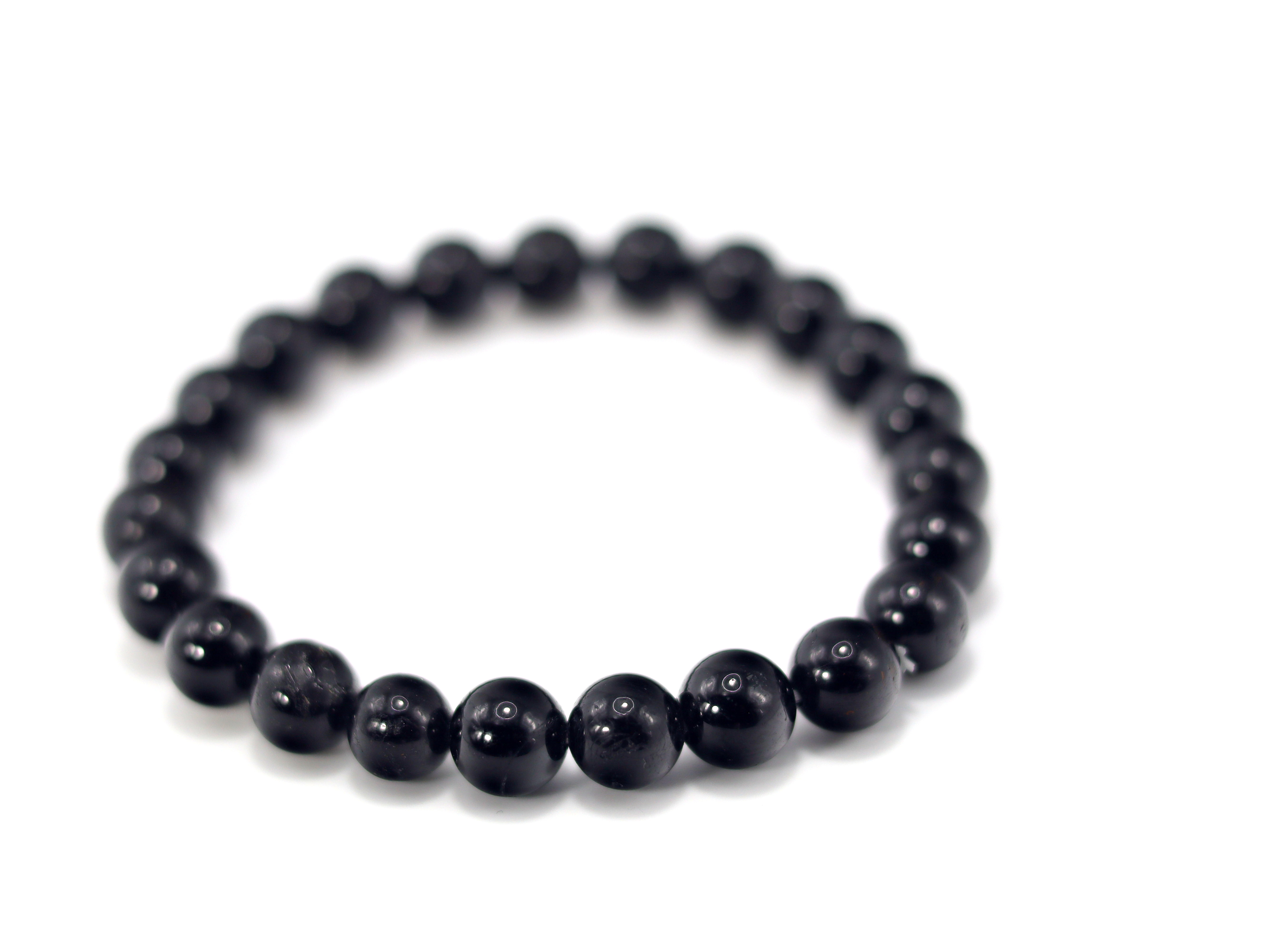Black Bead Bracelet