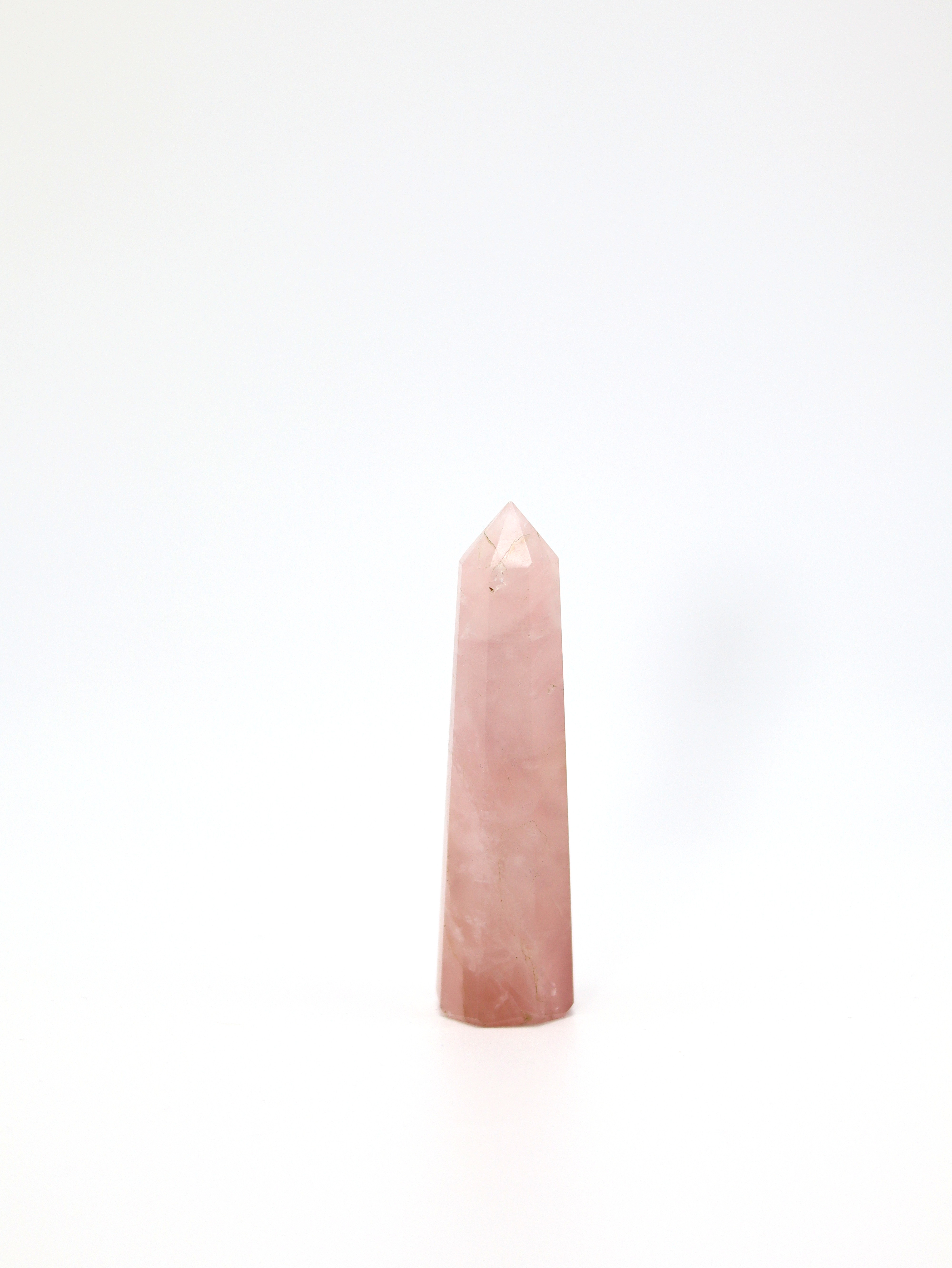 Rose Quartz Crystal Tower