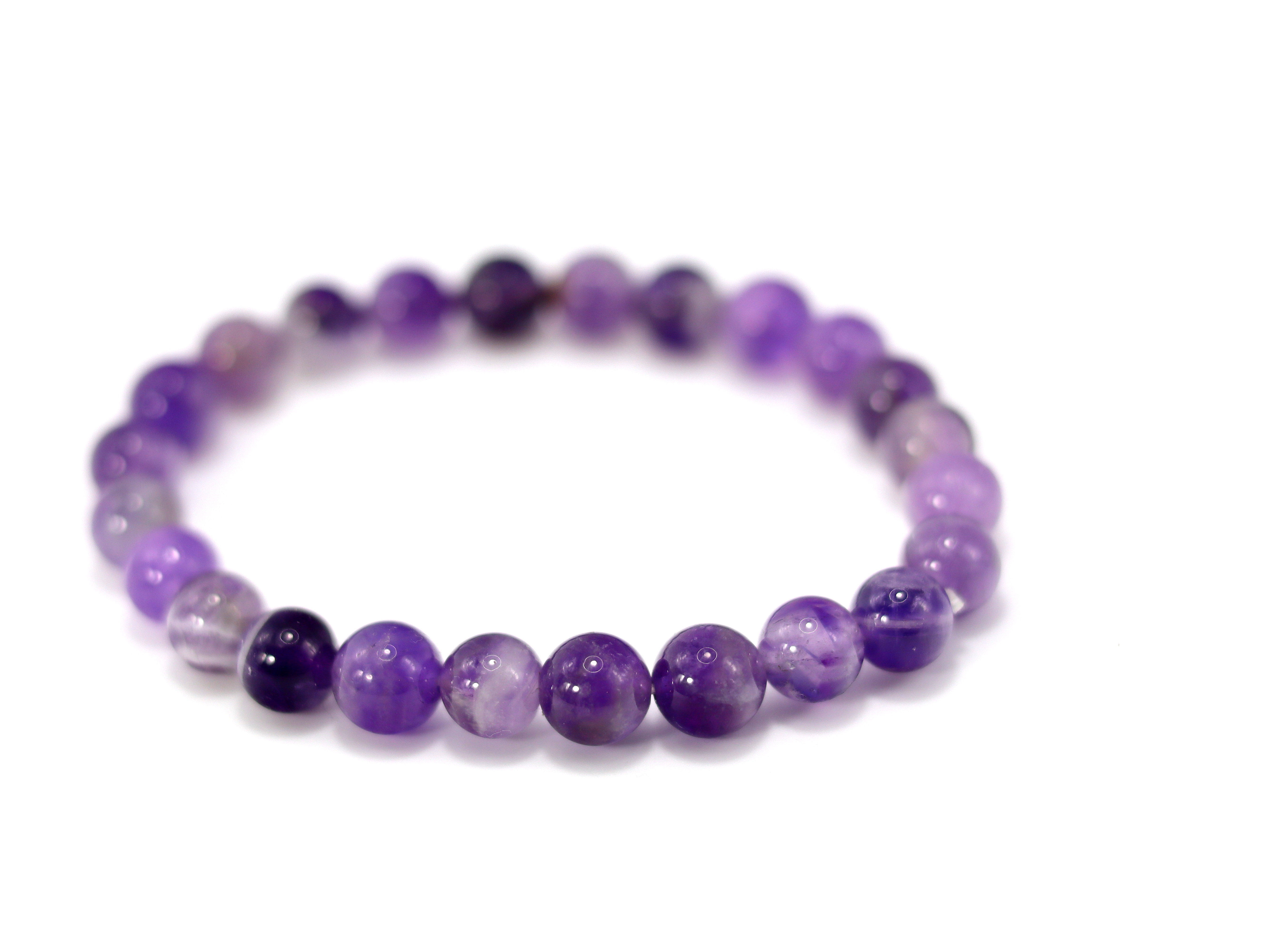 Amethyst Bead Bracelet