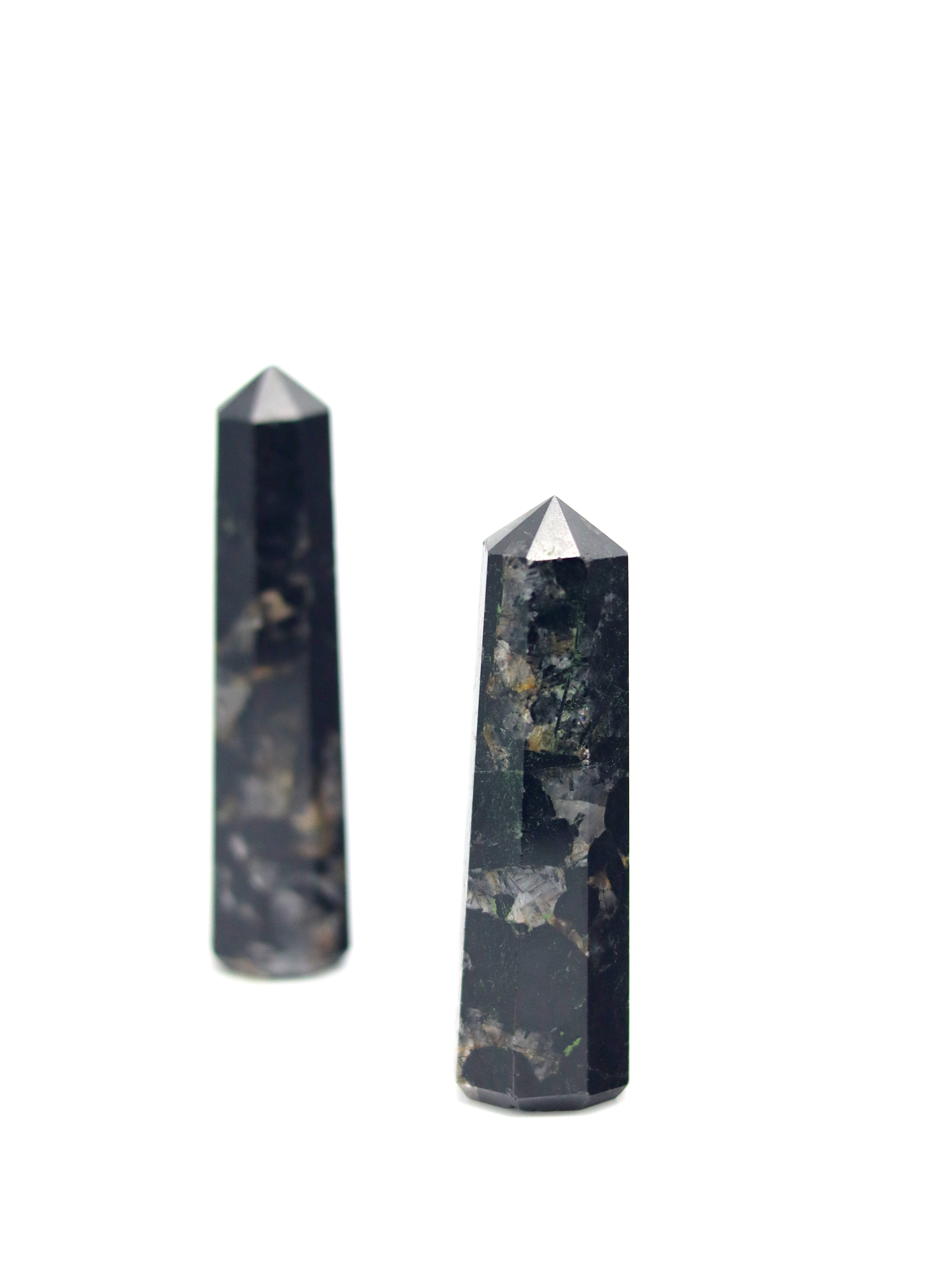 Black Jasper Crystal Point