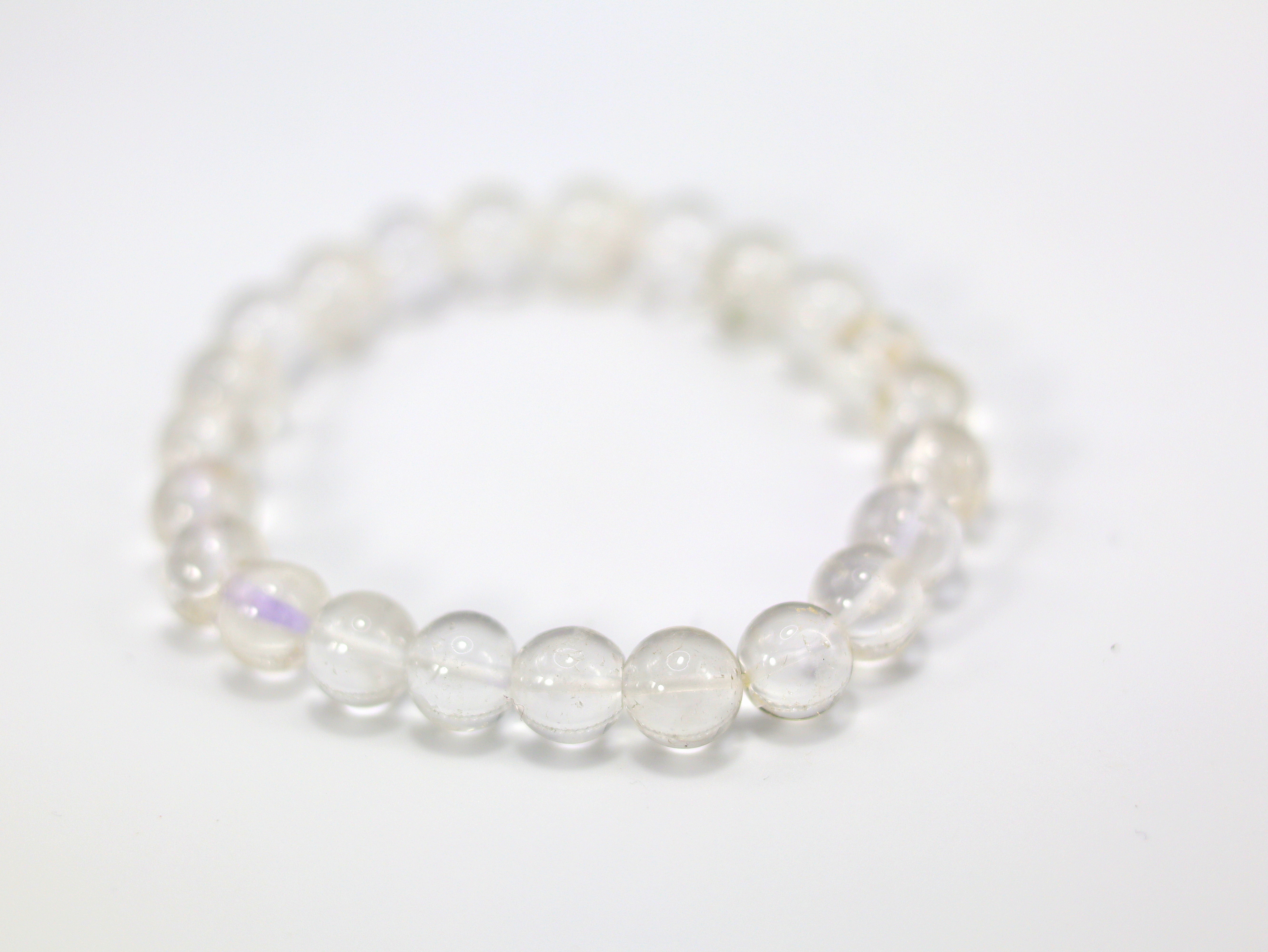 Clear Crystal Bead Bracelet