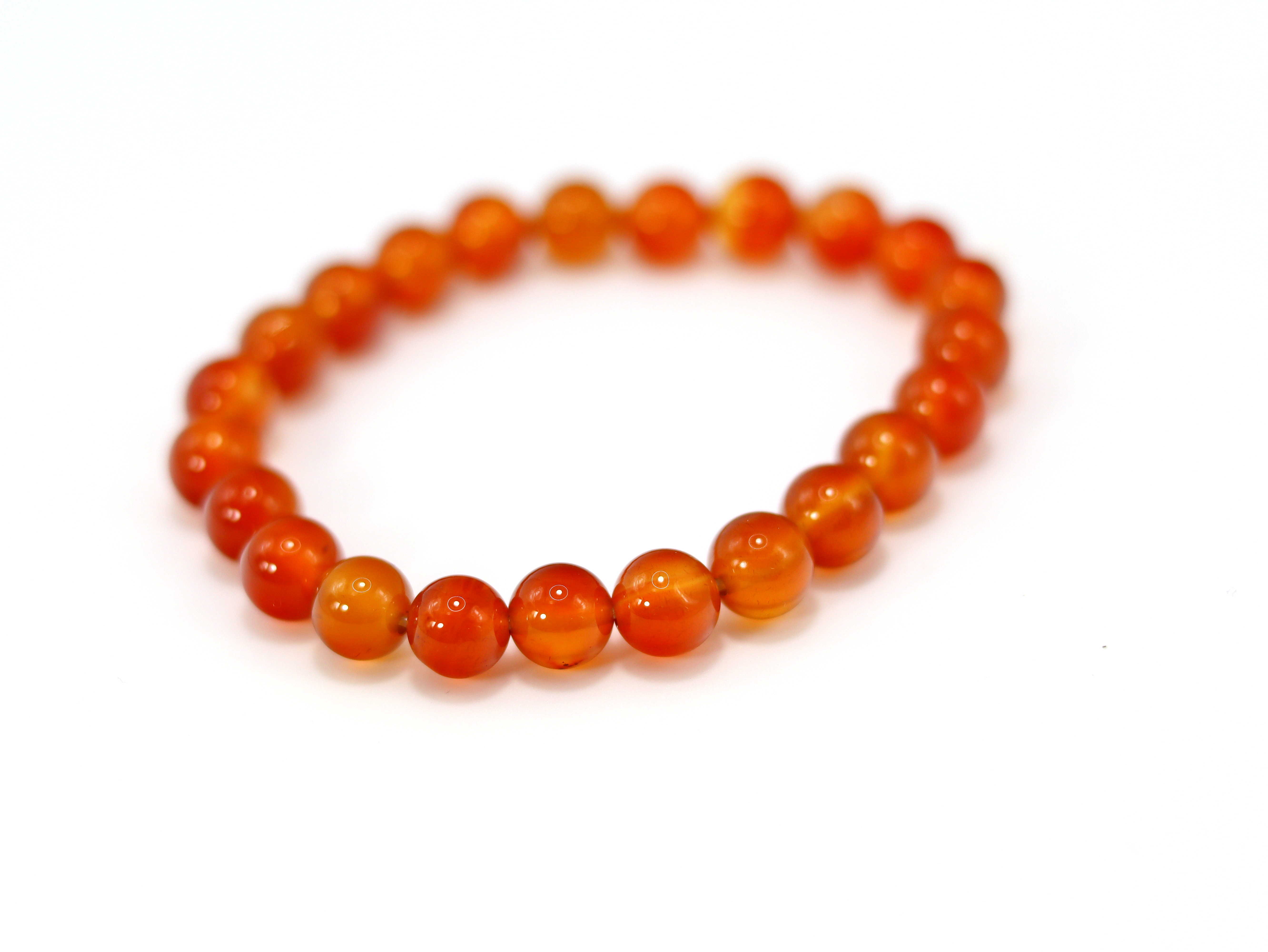 Carnelian Bead Bracelet