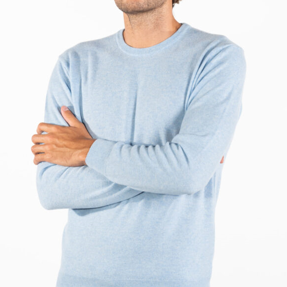 Girocollo uomo 100% pura lana merinos extrafine, men 100% merinos wool extrafine roundneck pullover