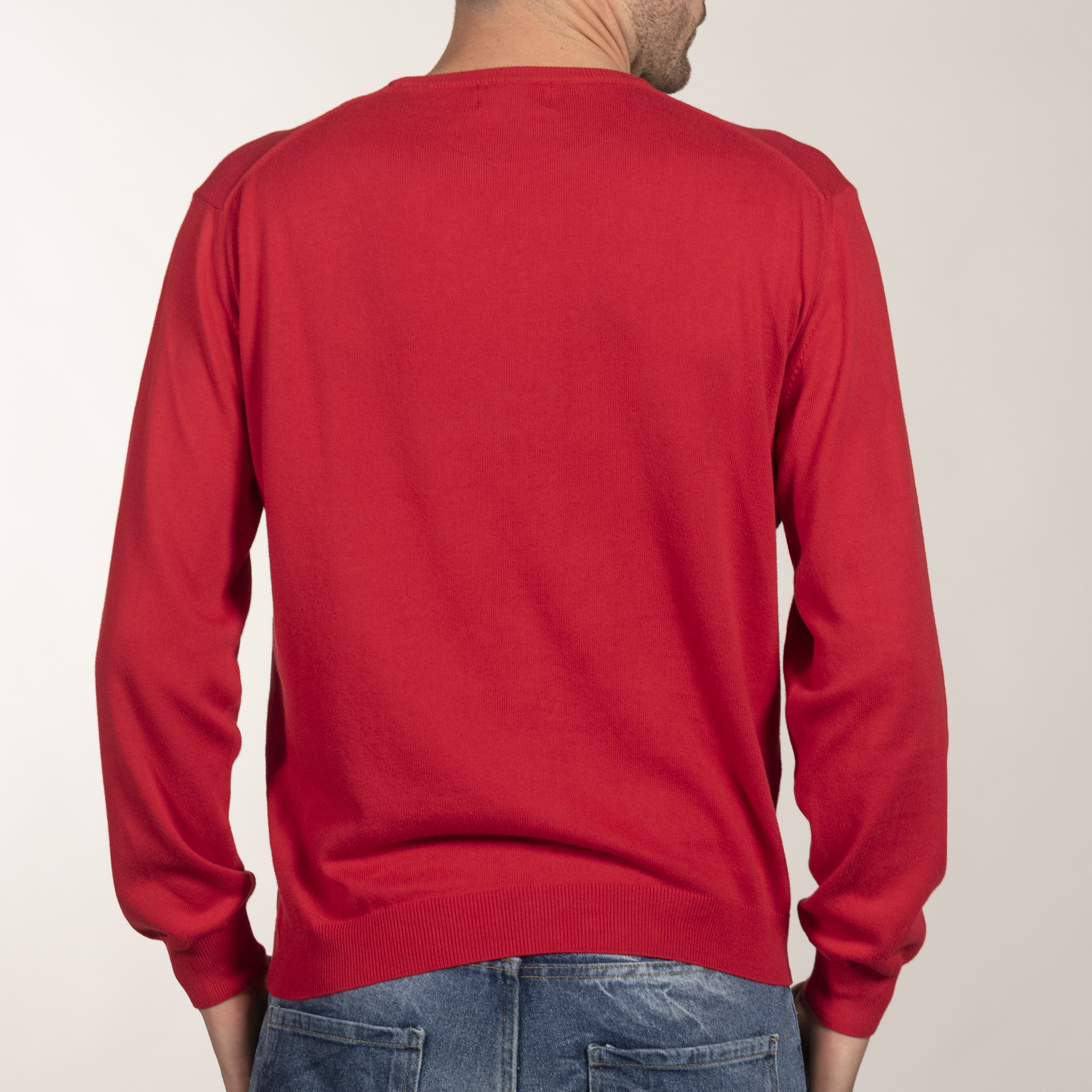 Maglia girocollo uomo puro cotone - menswear roundneck pullover in pure cotton