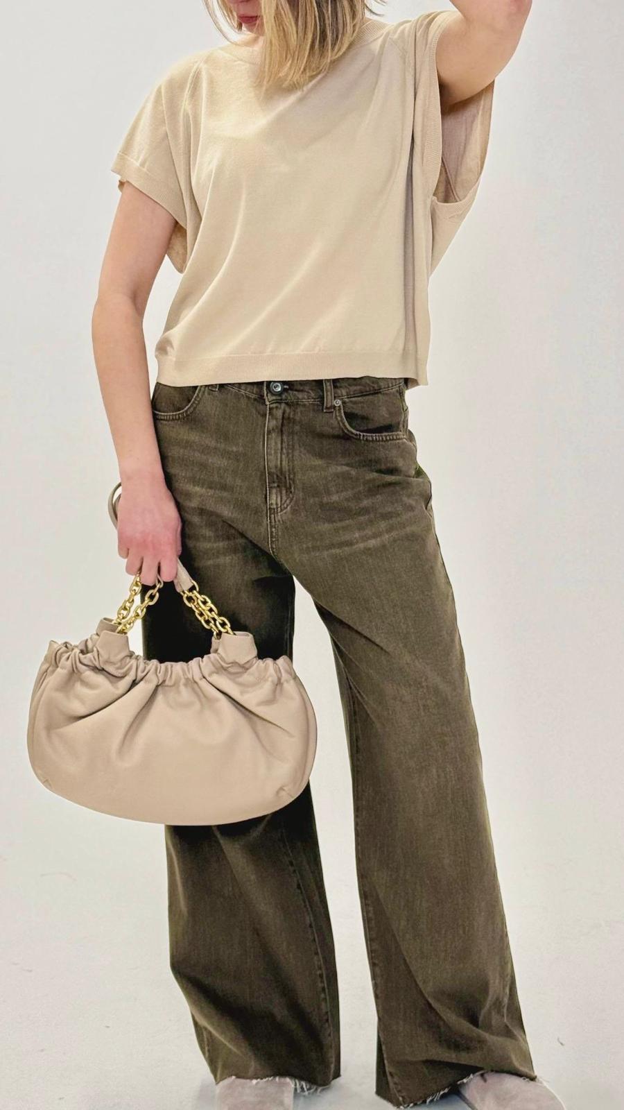 Jeans taglio dritto Harris da donna puro cotone, straight cut women pur cotton jeans Harris