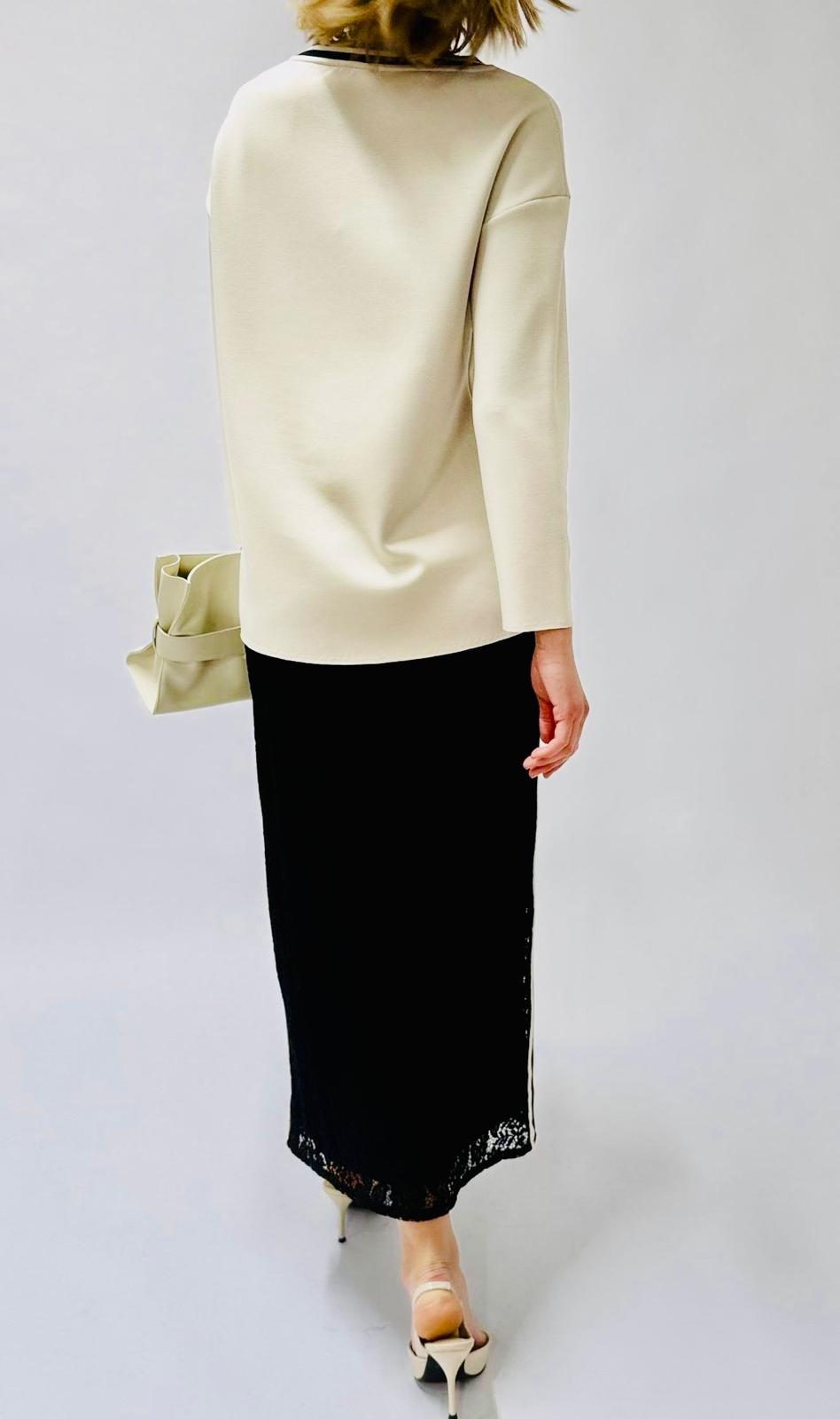 Gonna lunga in pizzo Flair, long lace Flair skirt