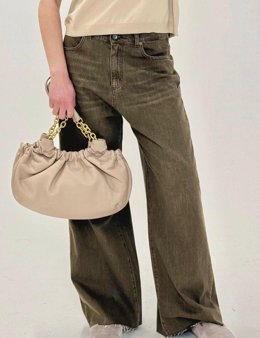 Jeans taglio dritto Harris da donna puro cotone, straight cut women pur cotton jeans Harris