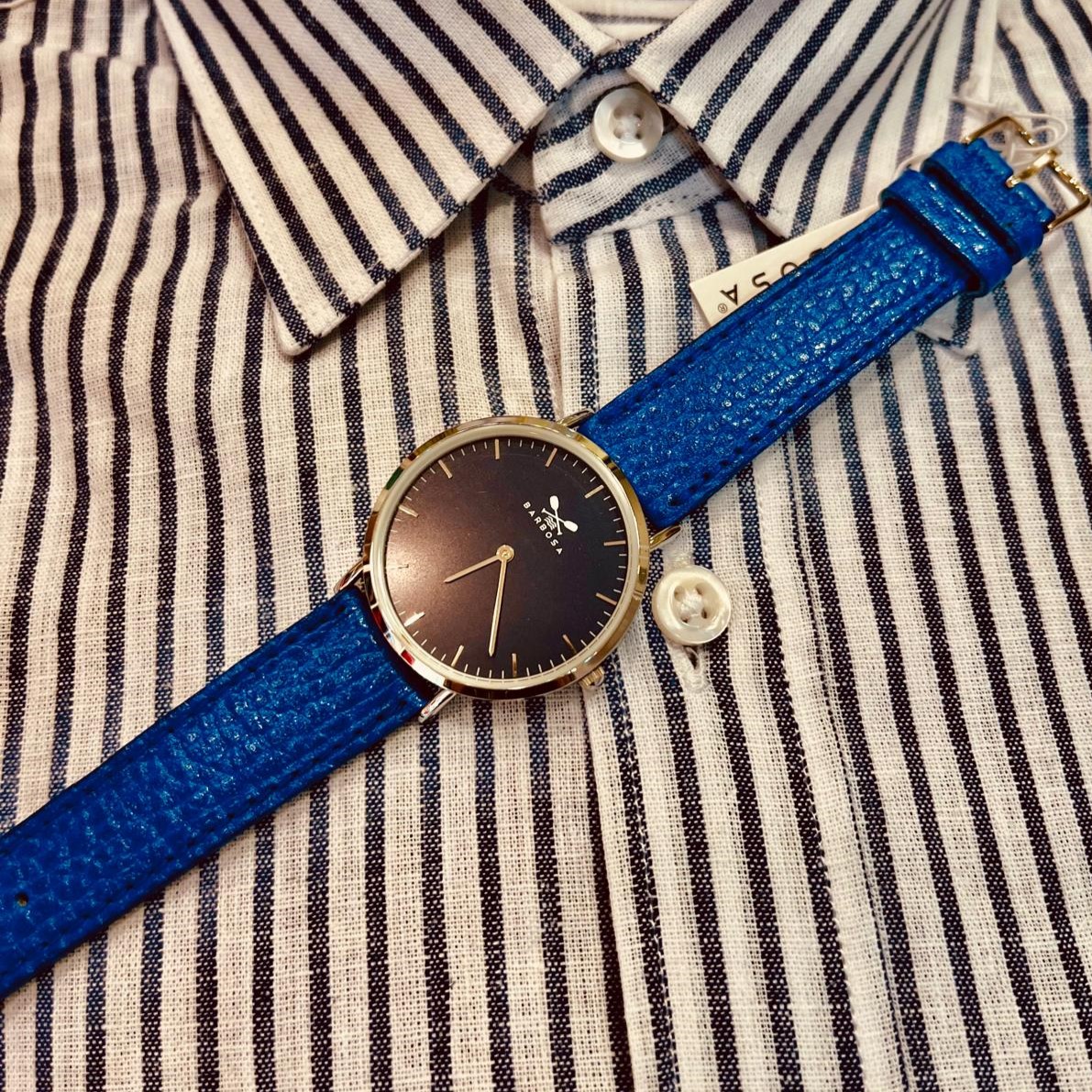  orologio da polso unisex Barbosa con cassa in acciaio e cinturino in ecopelle, unisex Barbosa wrist-watch in stailess steel with pleather wristband